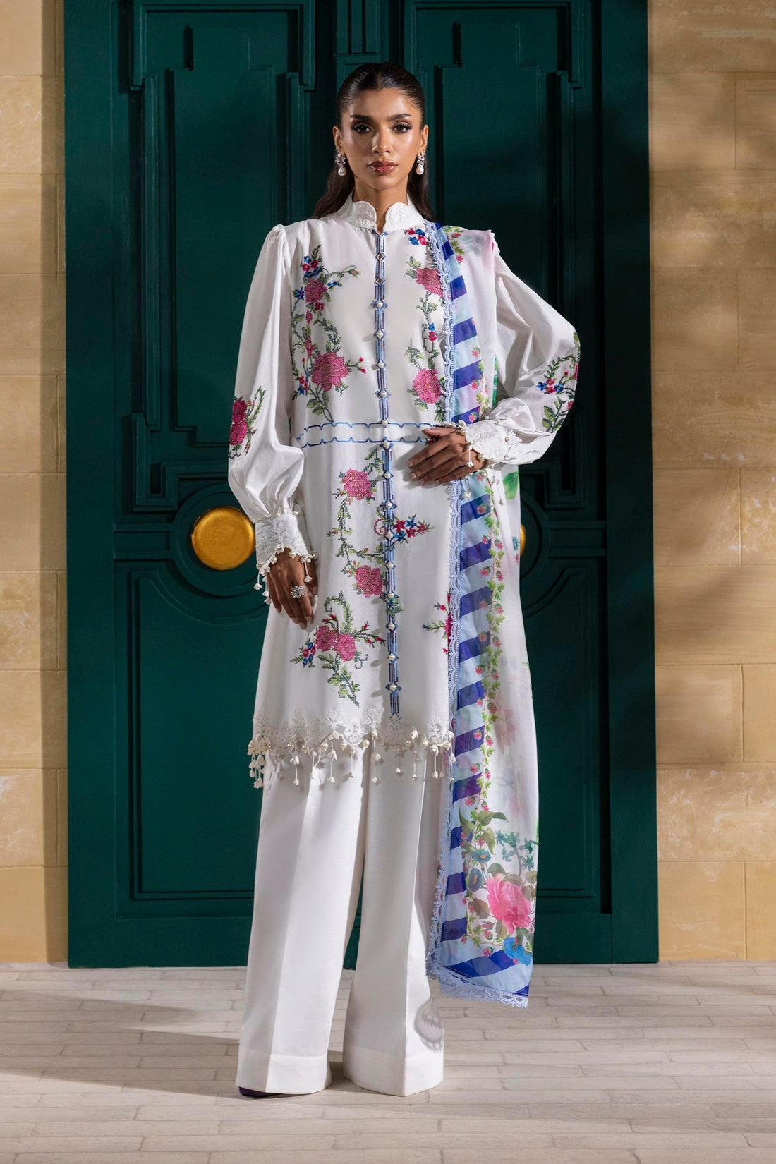 Sana Safinaz | Muzlin Spring 25 | M251-013A-3CL - Ladies Clothes -  Libasekhas