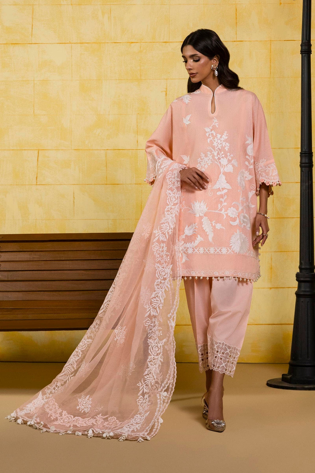 Sana Safinaz | Muzlin Spring 25 | M251-015A-3CT - Ladies Clothes -  Libasekhas