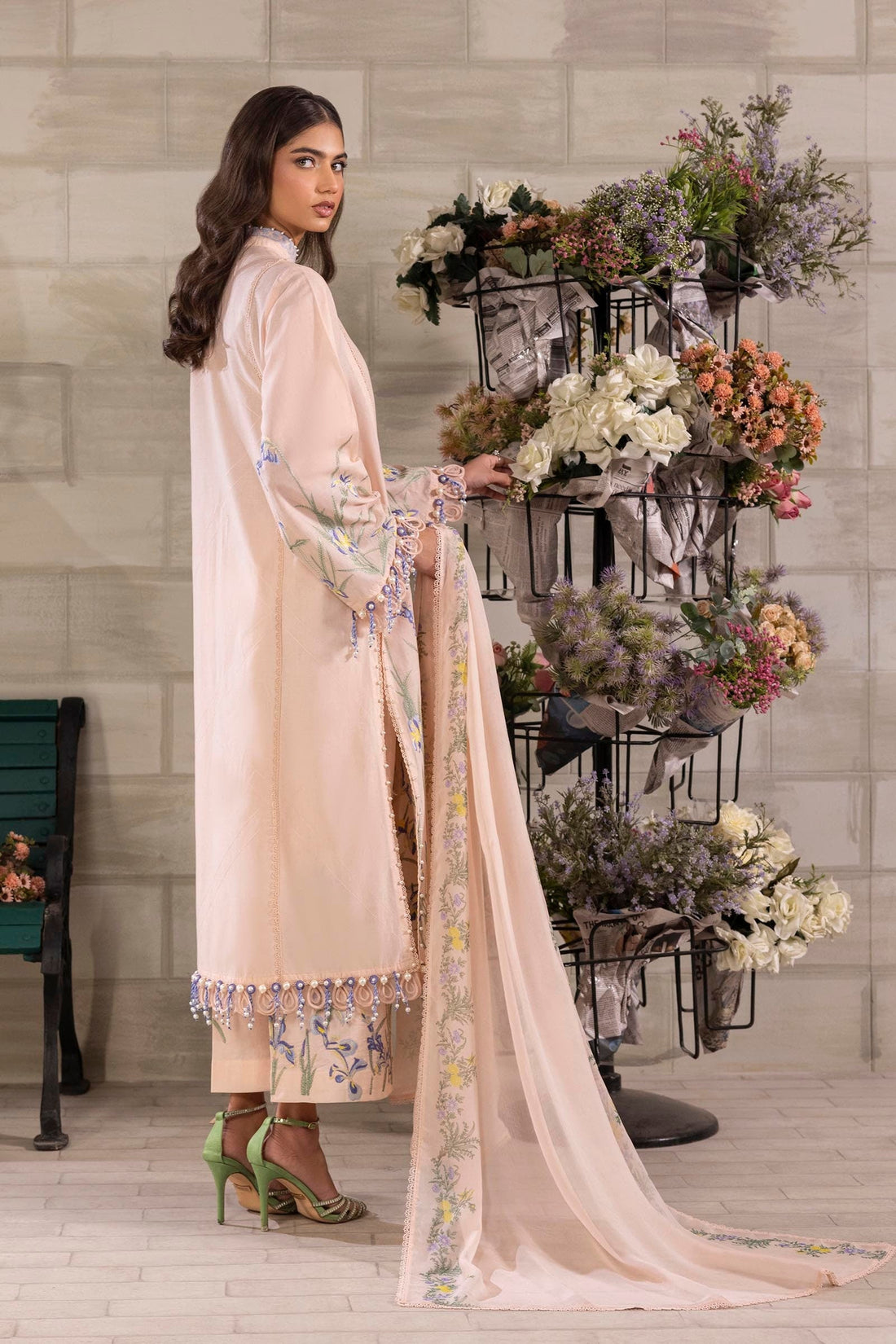Sana Safinaz | Muzlin Spring 25 | M251-017B-3CJ - by - Libasekhas UK - Registered Vendor of : Sana Safinaz - 100% Original Designer Dresss
