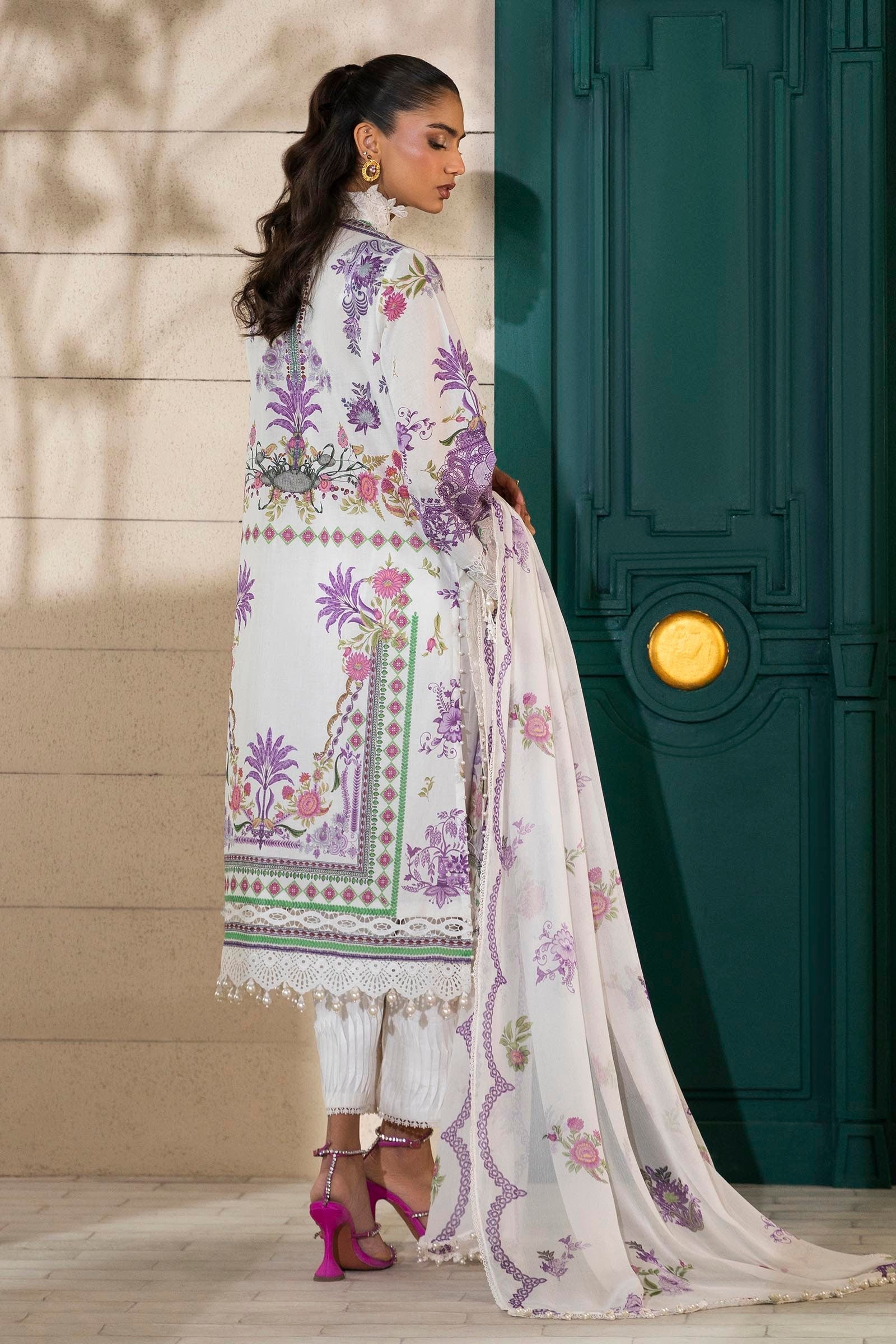 Sana Safinaz | Muzlin Spring 25 | M251-019A-3CS - by - Libasekhas UK - Registered Vendor of : Sana Safinaz - 100% Original Designer Dresss