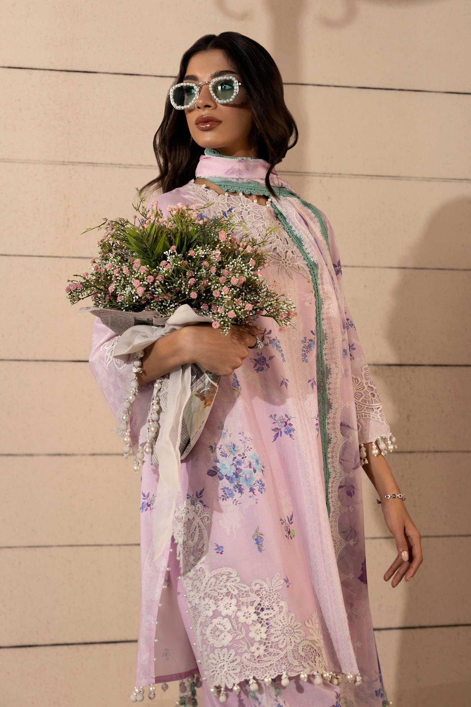 Sana Safinaz | Muzlin Spring 25 | M251-021B-3CI - by - Libasekhas UK - Registered Vendor of : Sana Safinaz - 100% Original Designer Dresss