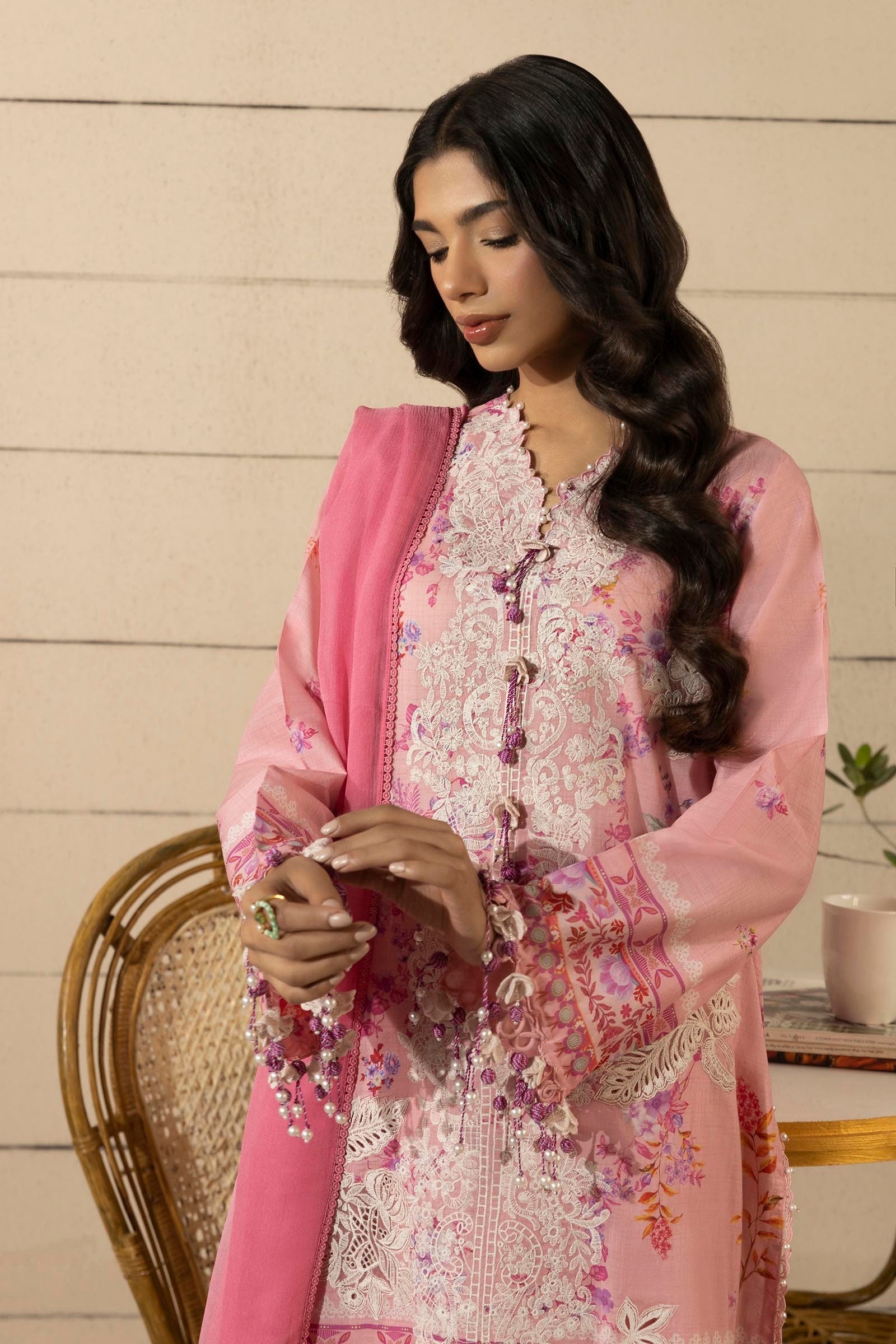 Sana Safinaz | Muzlin Spring 25 | M251-023A-3CI - Ladies Clothes -  Libasekhas