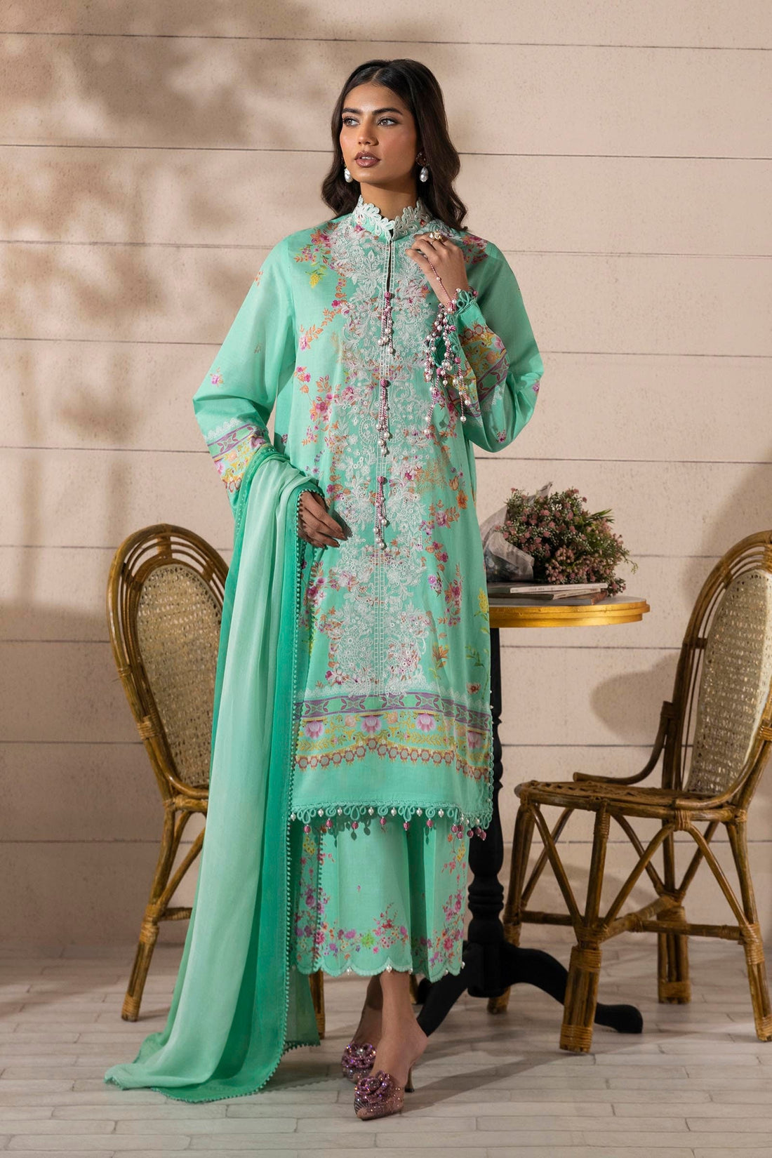 Sana Safinaz | Muzlin Spring 25 | M251-023B-3CI - Ladies Clothes -  Libasekhas