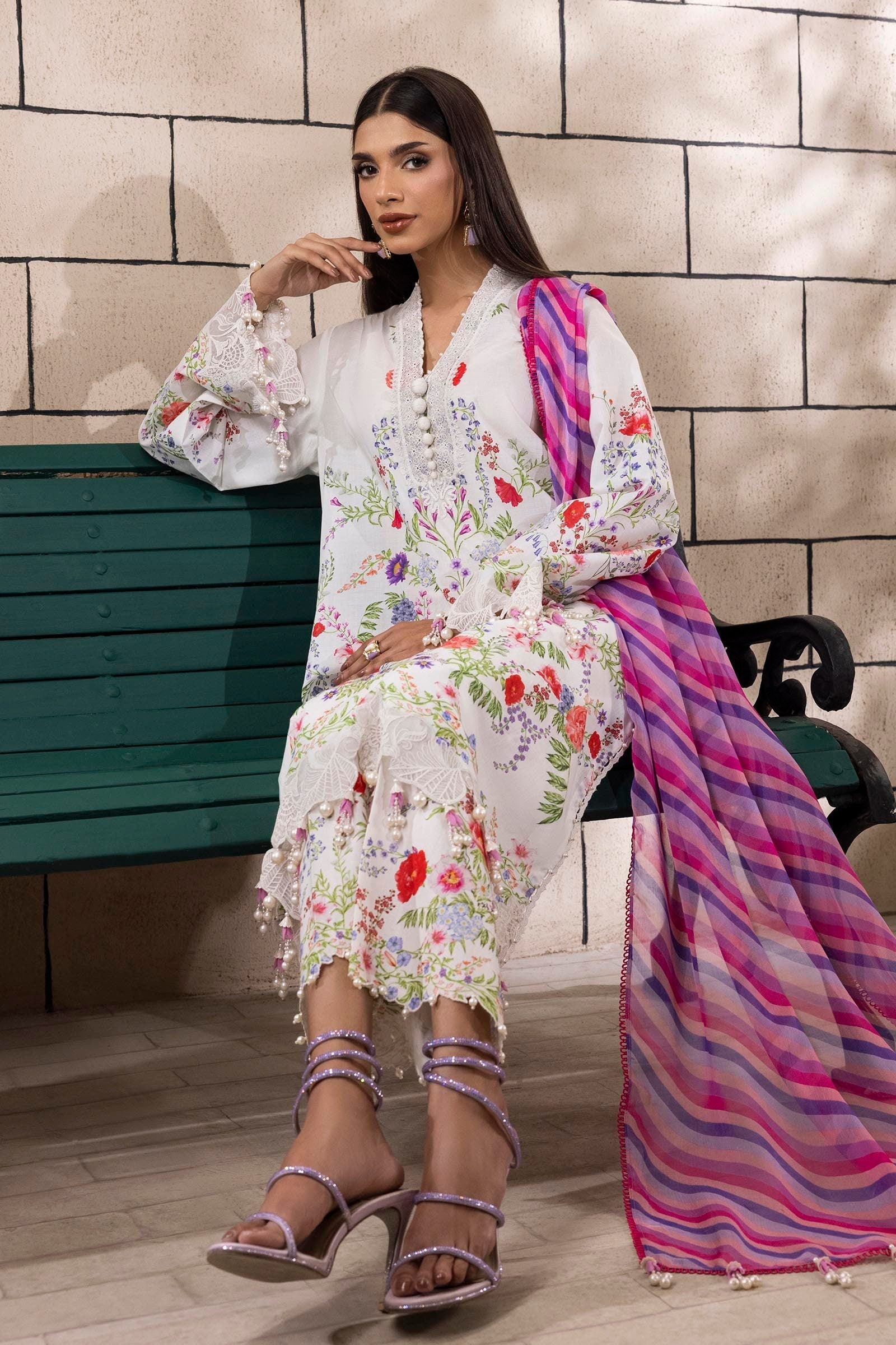 Sana Safinaz | Muzlin Spring 25 | M251-024A-3CI - Ladies Clothes -  Libasekhas