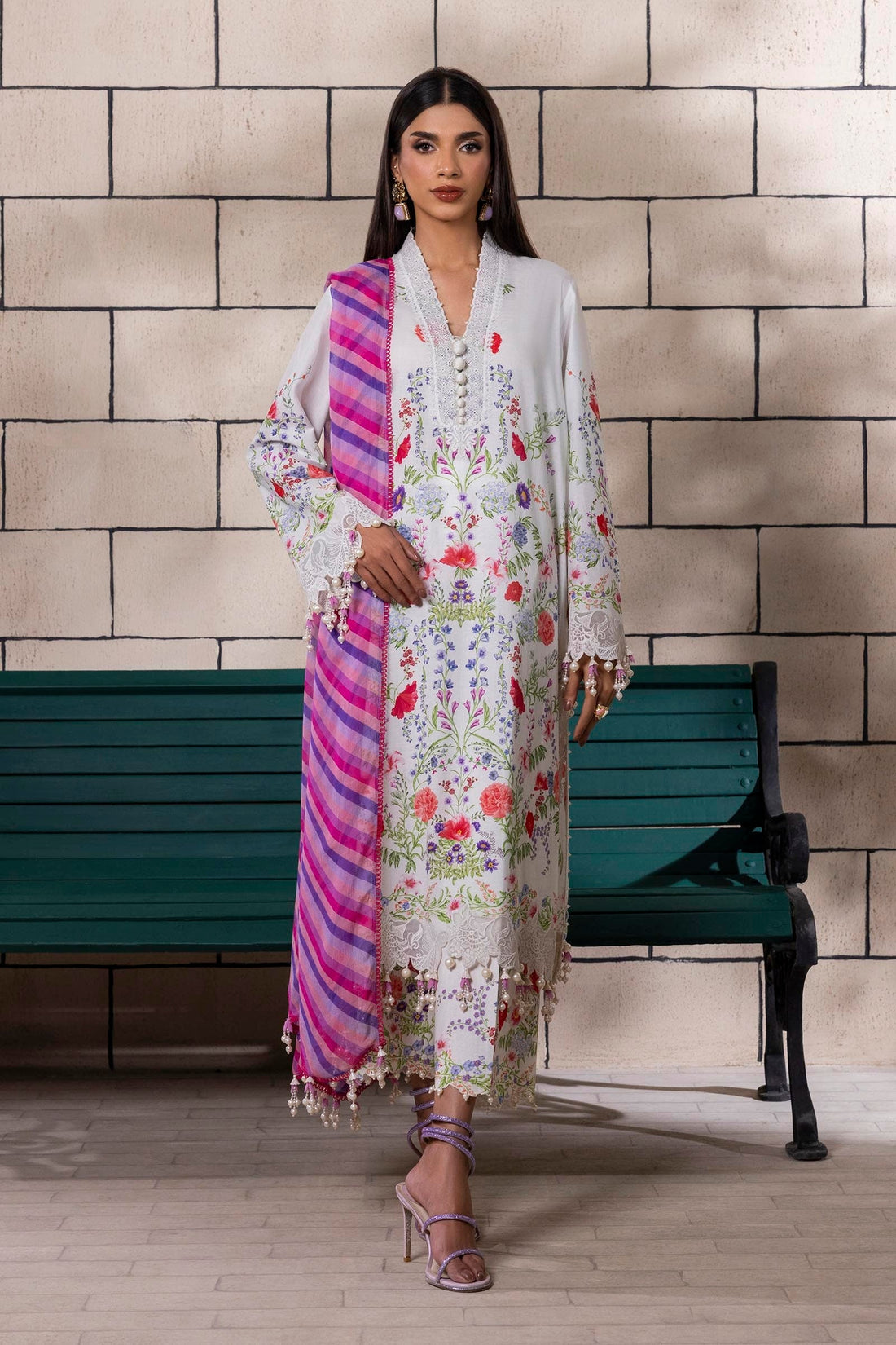 Sana Safinaz | Muzlin Spring 25 | M251-024A-3CI - Ladies Clothes -  Libasekhas