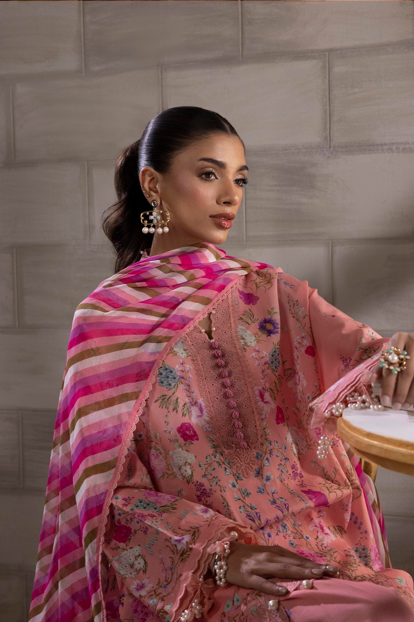 Sana Safinaz | Muzlin Spring 25 | M251-024B-3CI - Ladies Clothes -  Libasekhas