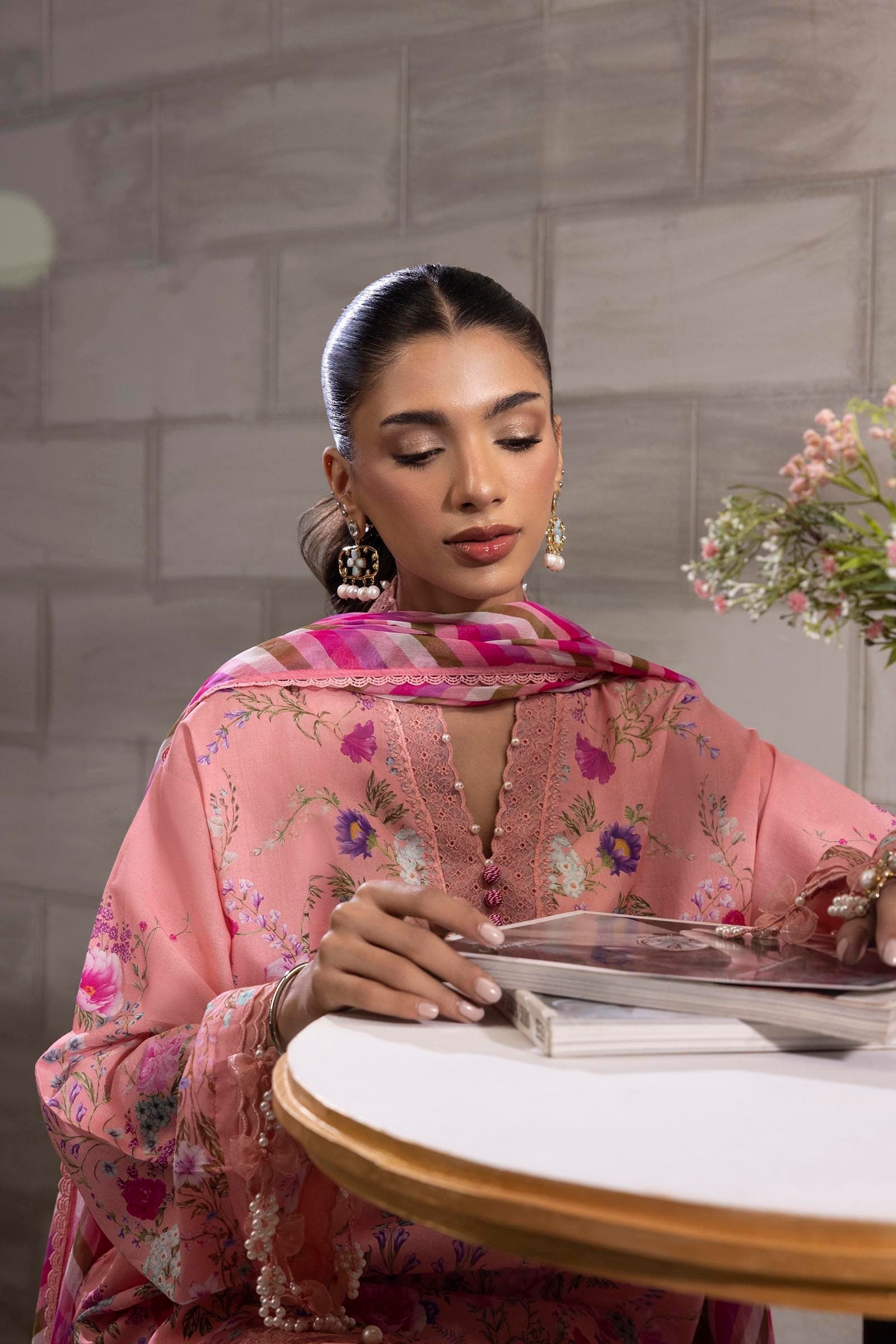 Sana Safinaz | Muzlin Spring 25 | M251-024B-3CI - Ladies Clothes -  Libasekhas
