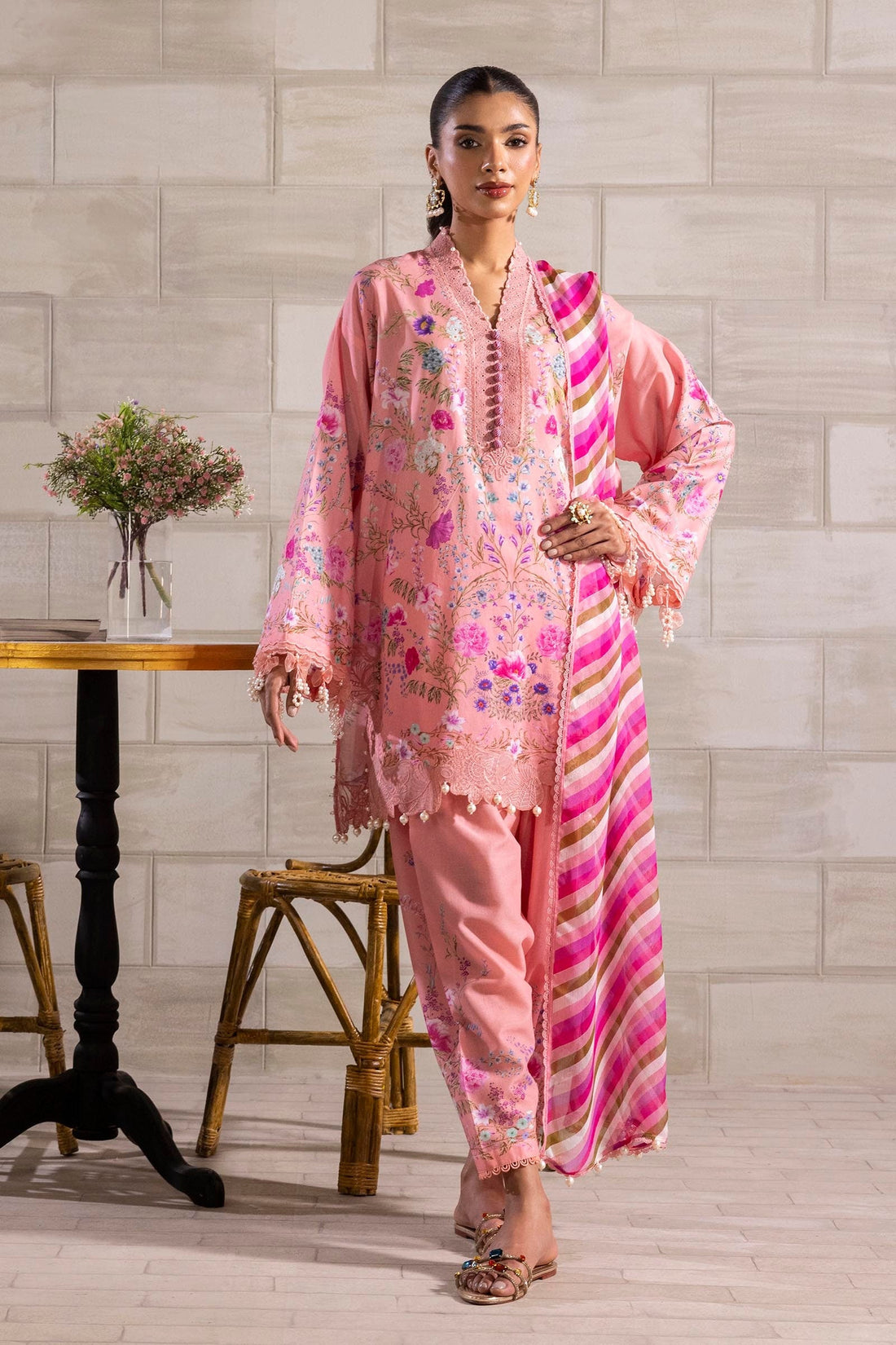 Sana Safinaz | Muzlin Spring 25 | M251-024B-3CI - Ladies Clothes -  Libasekhas
