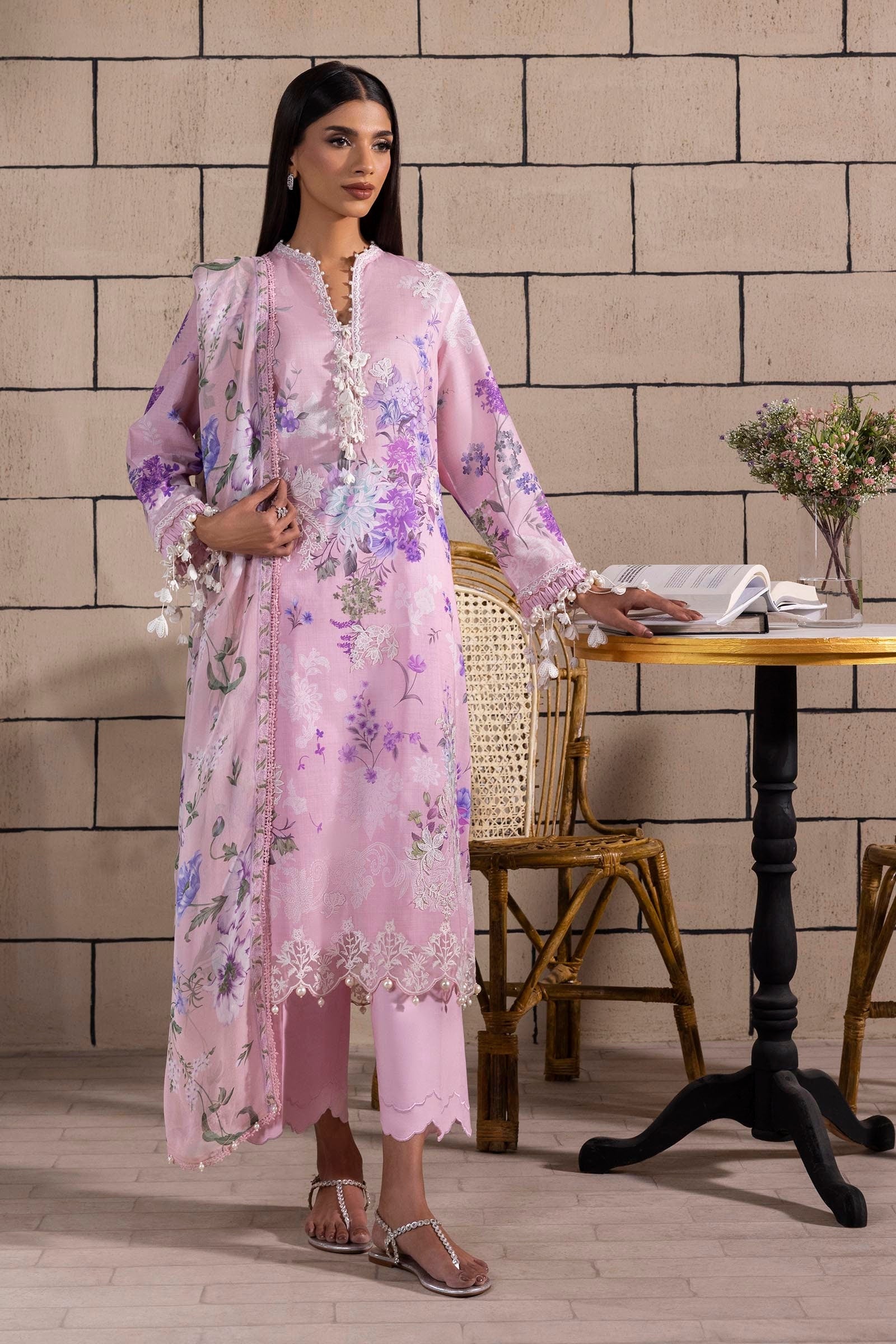 Sana Safinaz | Muzlin Spring 25 | M251-025A-3CJ - Ladies Clothes -  Libasekhas