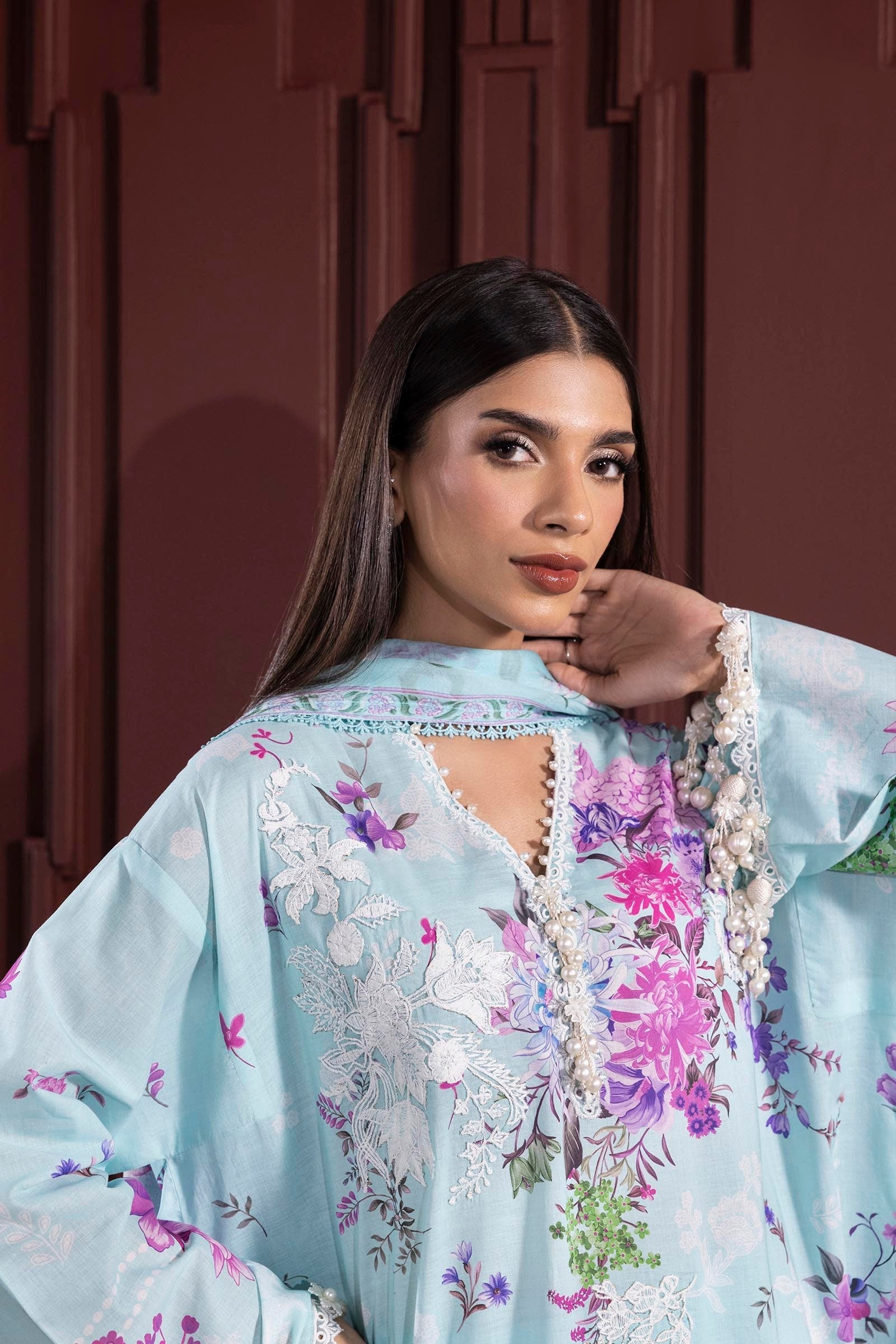 Sana Safinaz | Muzlin Spring 25 | M251-025B-3CJ - Ladies Clothes -  Libasekhas