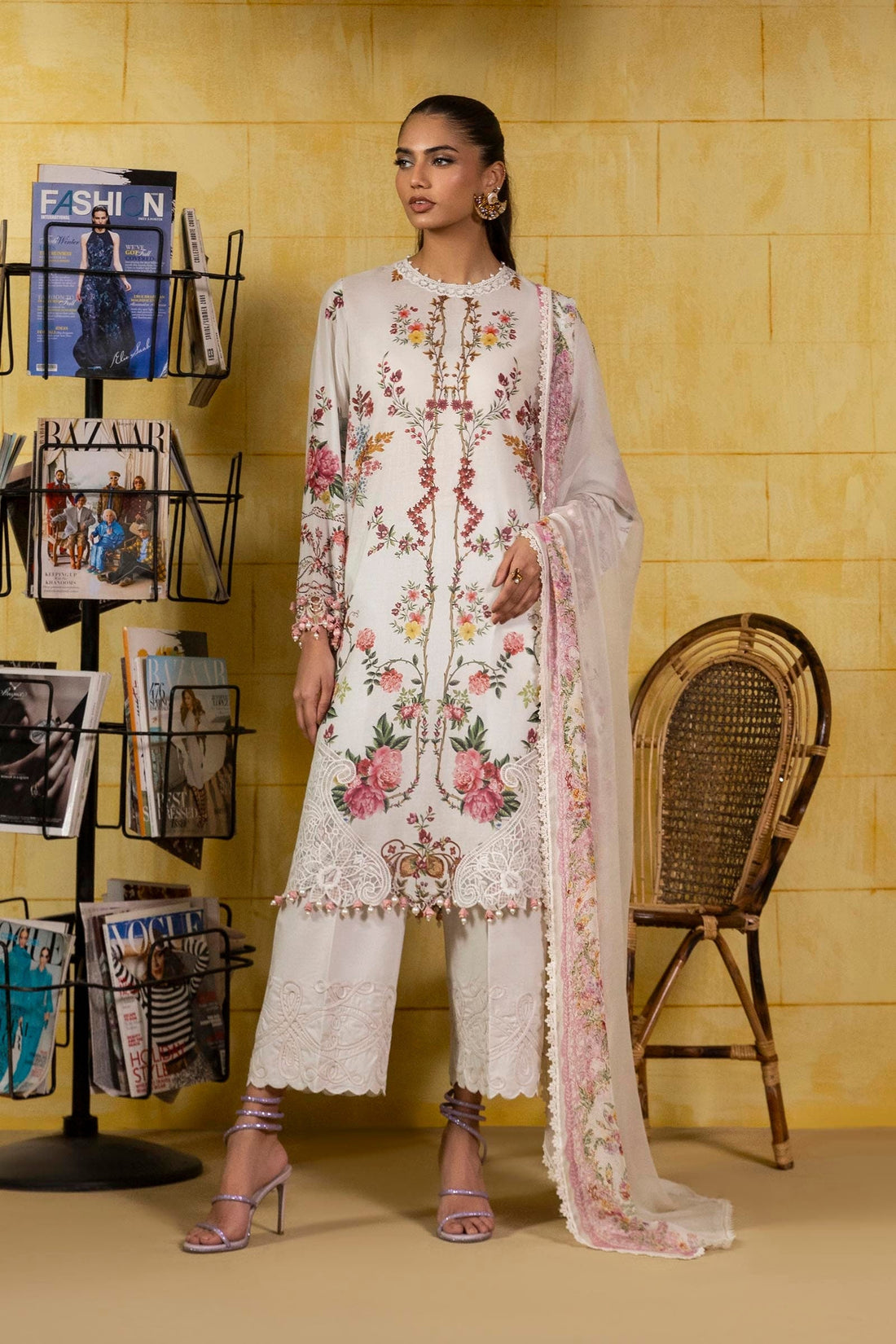 Sana Safinaz | Muzlin Spring 25 | M251-026A-3CI - Ladies Clothes -  Libasekhas