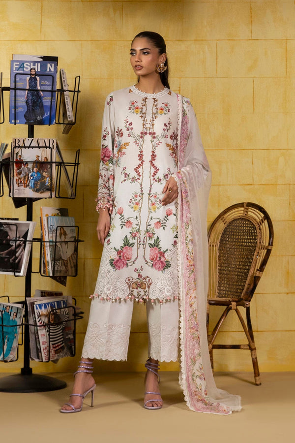 Sana Safinaz | Muzlin Spring 25 | M251-026A-3CI - by - Libasekhas UK - Registered Vendor of : Sana Safinaz - 100% Original Designer Dresss