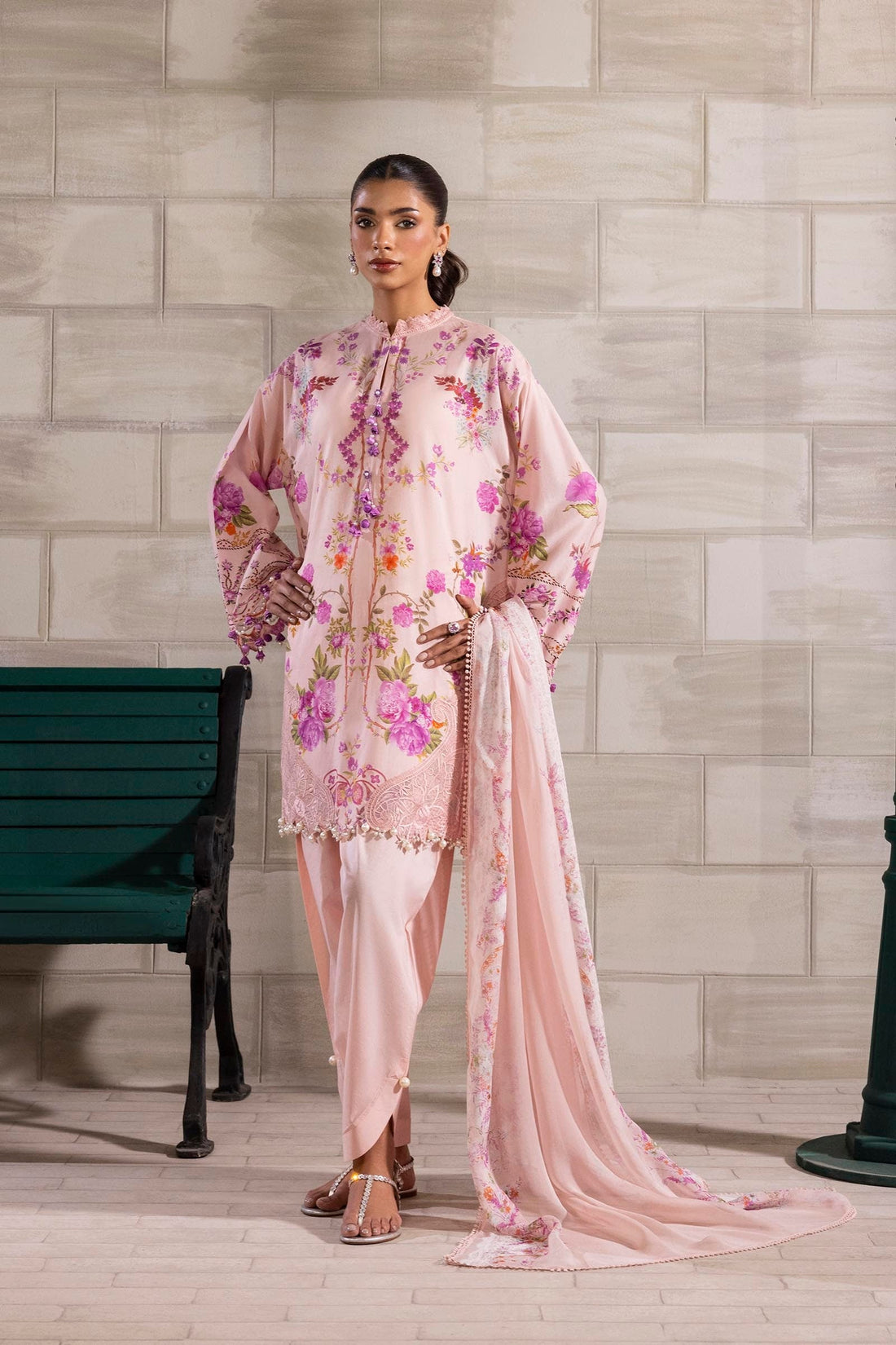 Sana Safinaz | Muzlin Spring 25 | M251-026B-3CI - Ladies Clothes -  Libasekhas