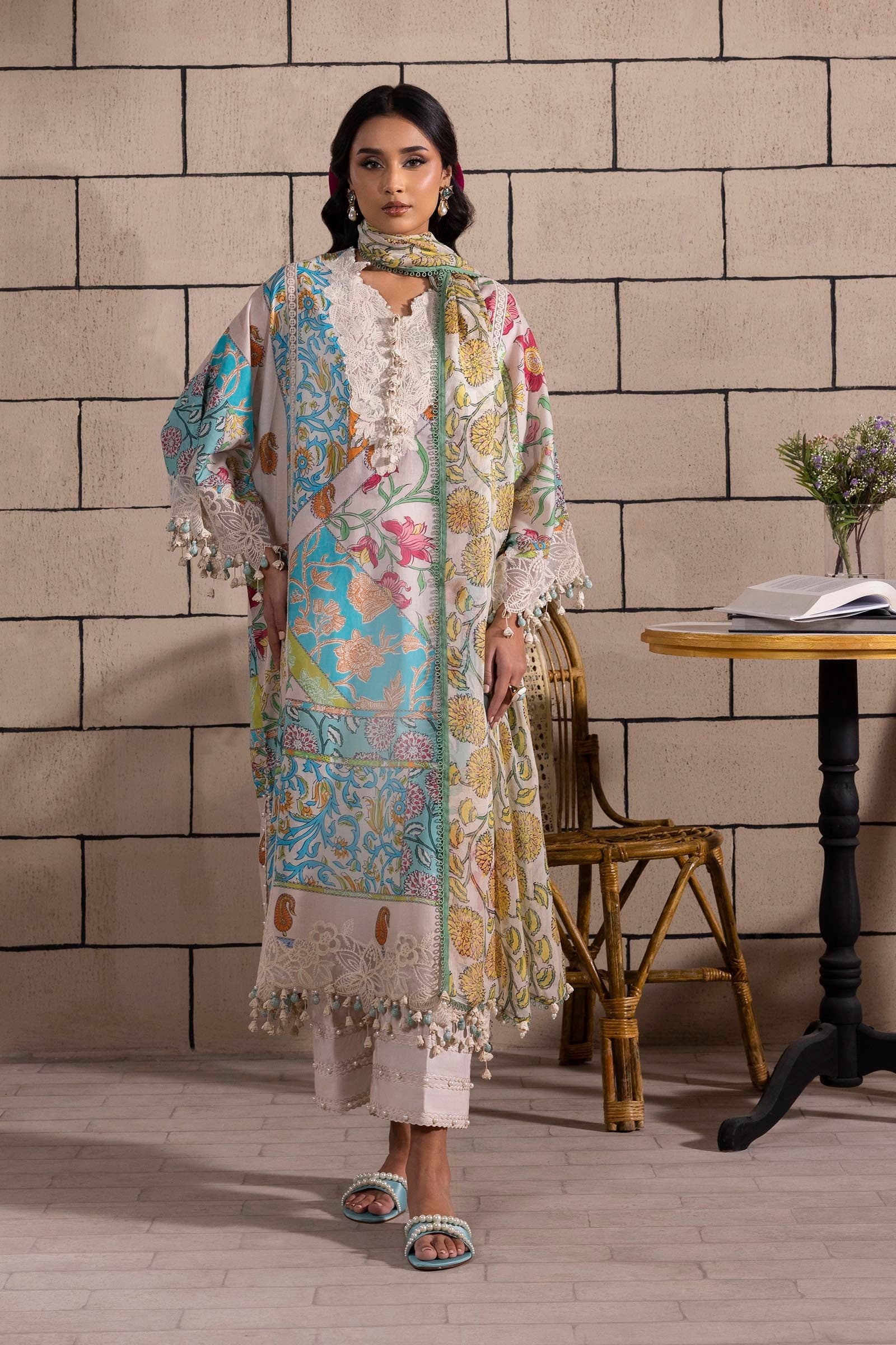 Sana Safinaz | Muzlin Spring 25 | M251-027B-3CI - Ladies Clothes -  Libasekhas
