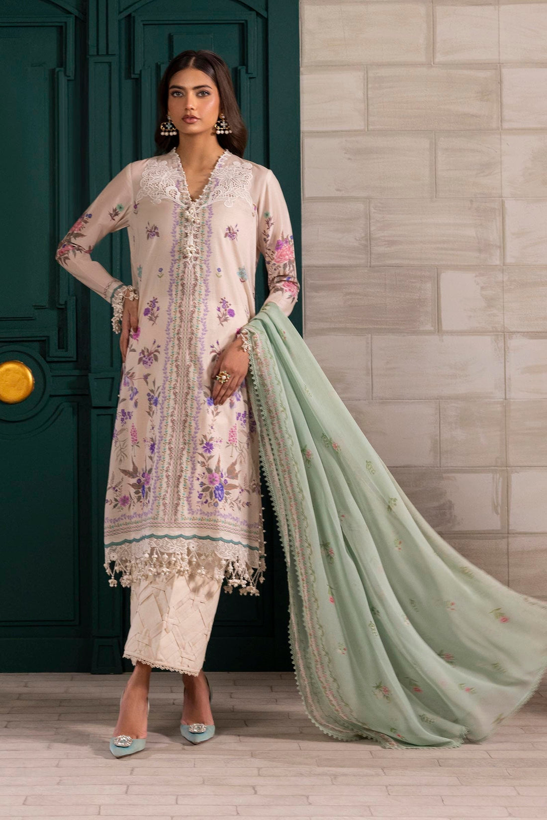 Sana Safinaz | Muzlin Spring 25 | M251-028A-3CI - Ladies Clothes -  Libasekhas