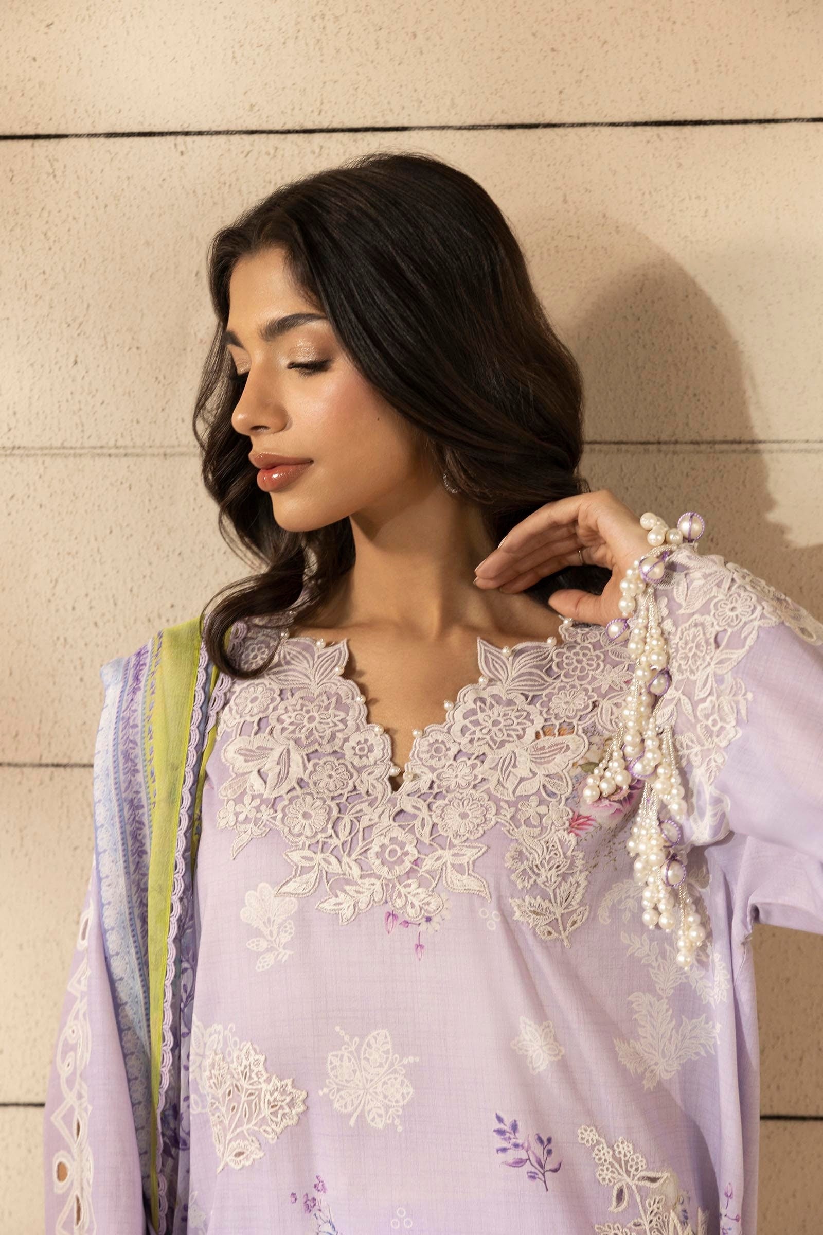 Sana Safinaz | Muzlin Spring 25 | M251-029A-3CI - Ladies Clothes -  Libasekhas