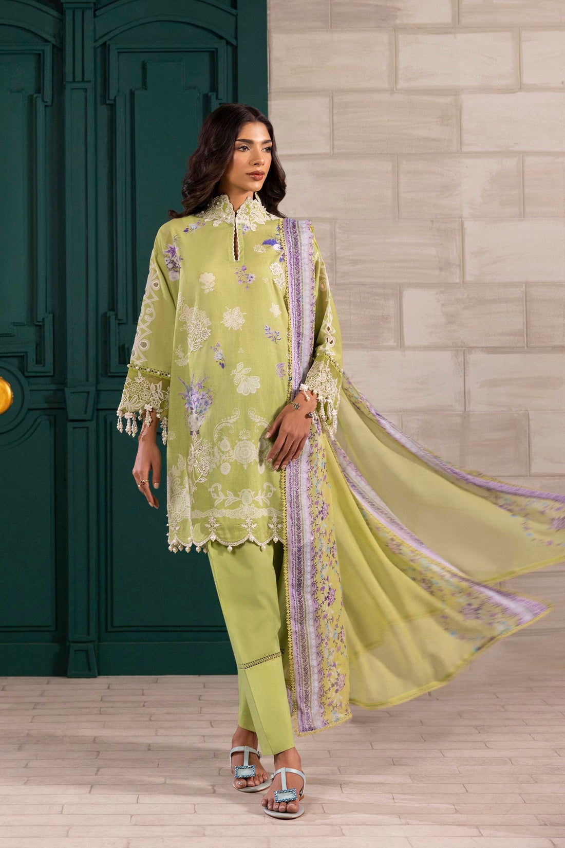 Sana Safinaz | Muzlin Spring 25 | M251-029B-3CI - Ladies Clothes -  Libasekhas