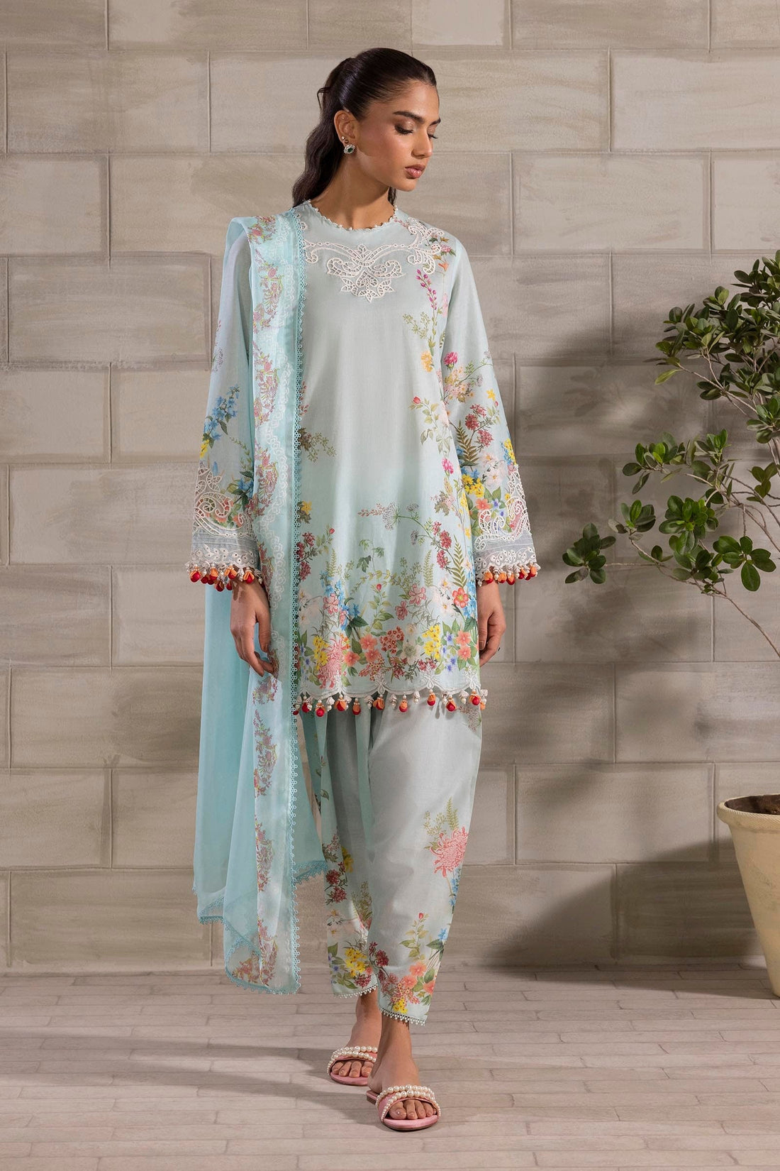 Sana Safinaz | Muzlin Spring 25 | M251-030A-3CI - Ladies Clothes -  Libasekhas