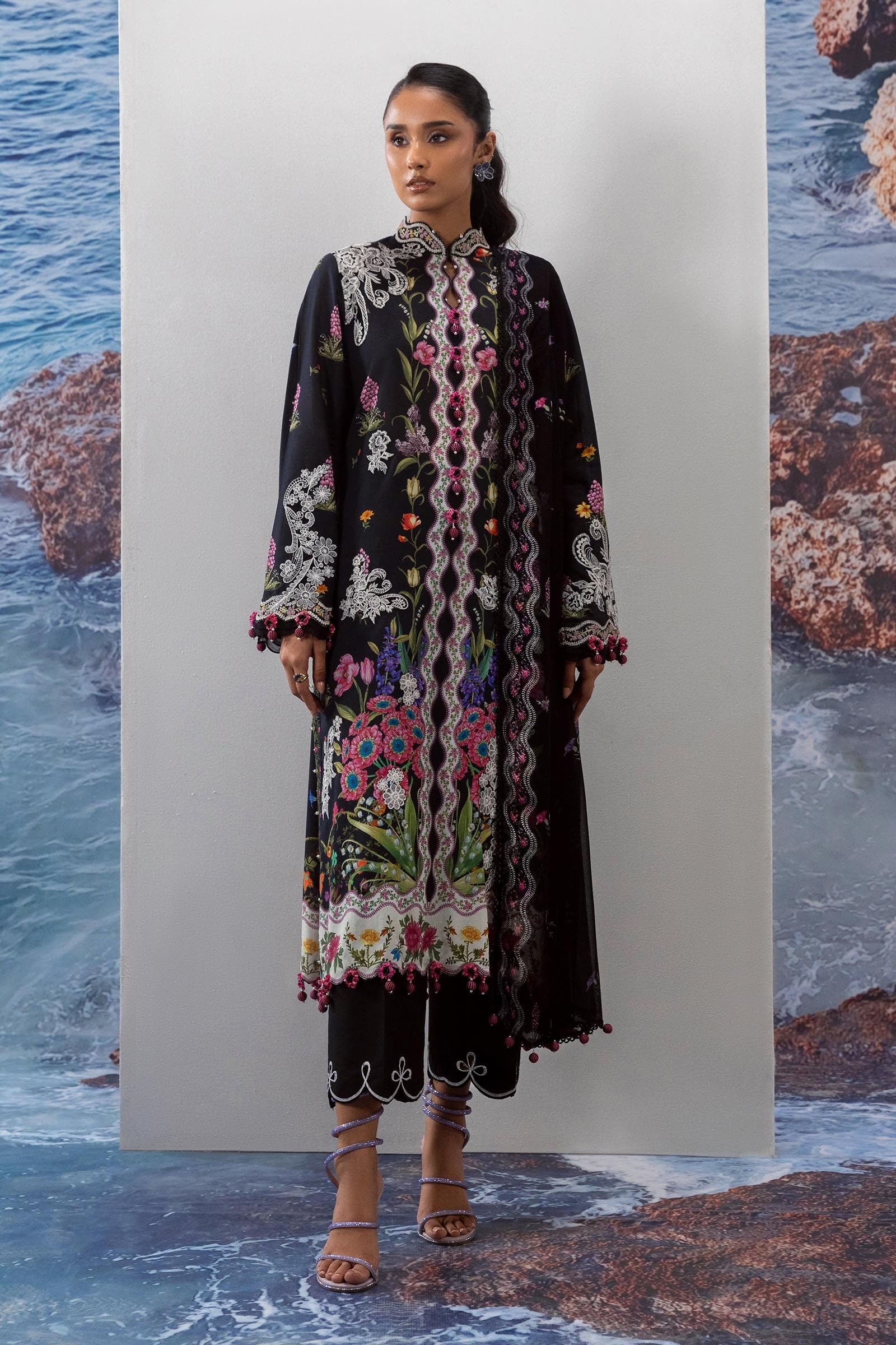 Sana Safinaz | Muzlin Summer 25 | 001A - by - Libasekhas UK - Registered Vendor of : Sana Safinaz - 100% Original Designer Dresss