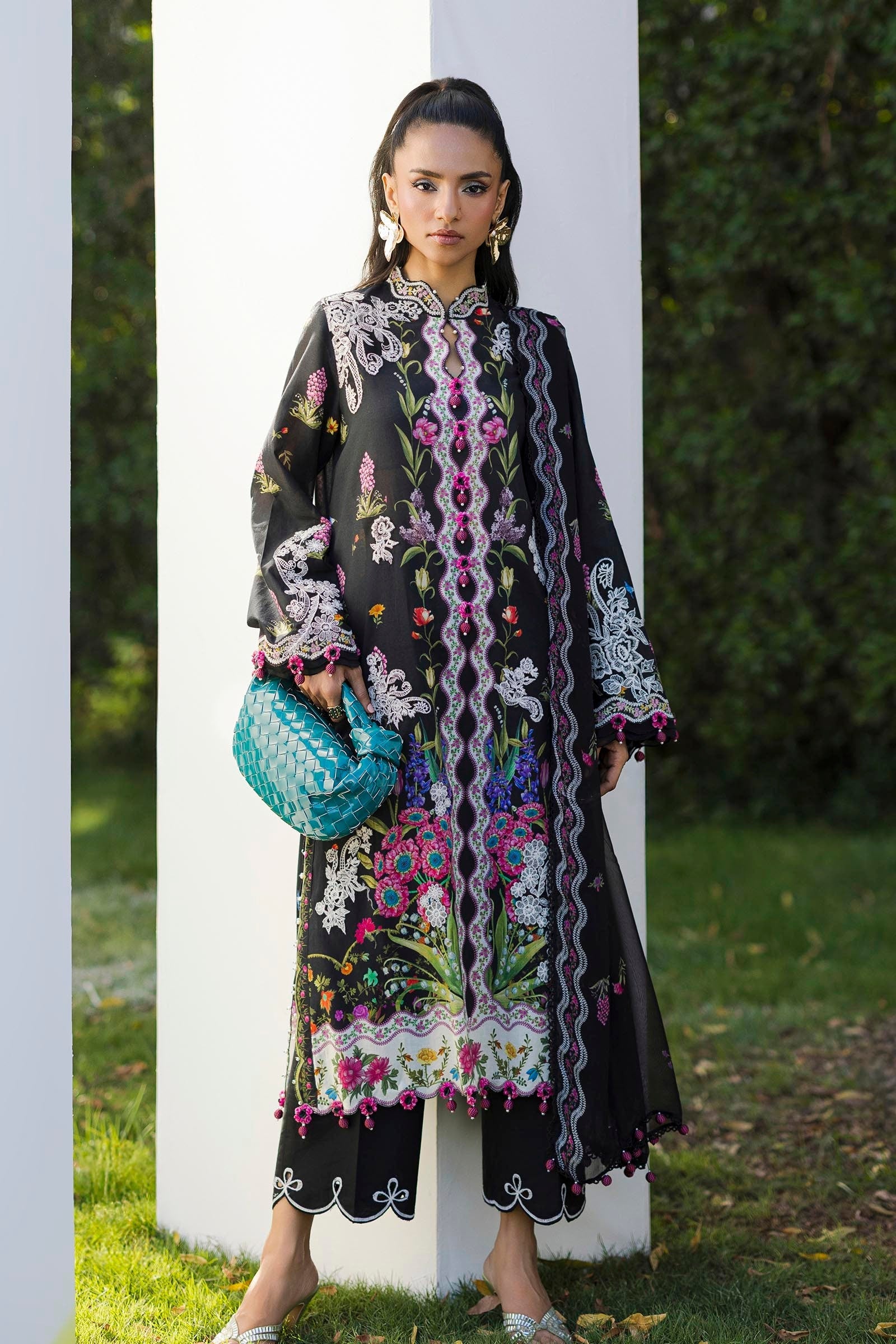 Sana Safinaz | Muzlin Summer 25 | 001A - by - Libasekhas UK - Registered Vendor of : Sana Safinaz - 100% Original Designer Dresss