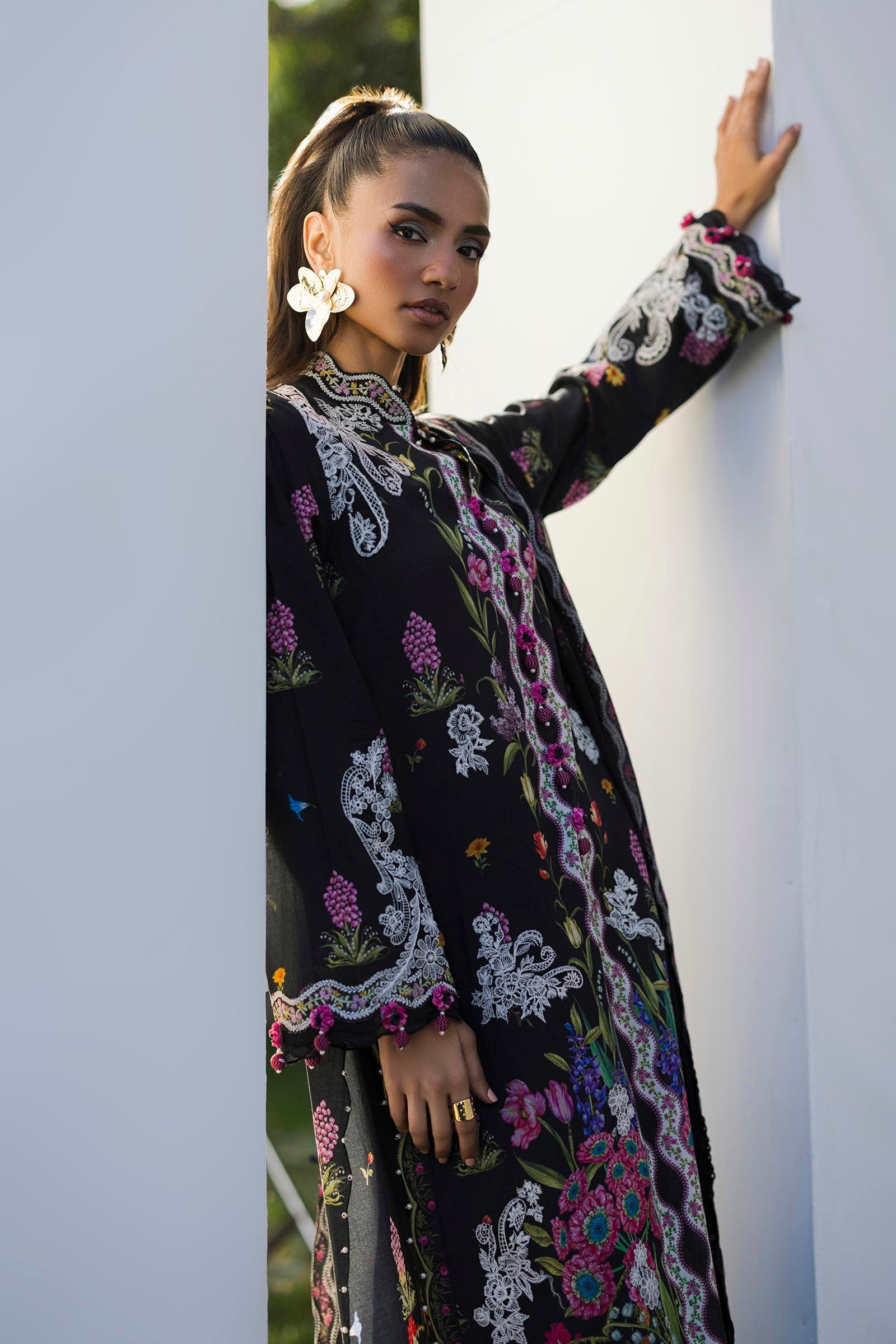 Sana Safinaz | Muzlin Summer 25 | 001A - by - Libasekhas UK - Registered Vendor of : Sana Safinaz - 100% Original Designer Dresss