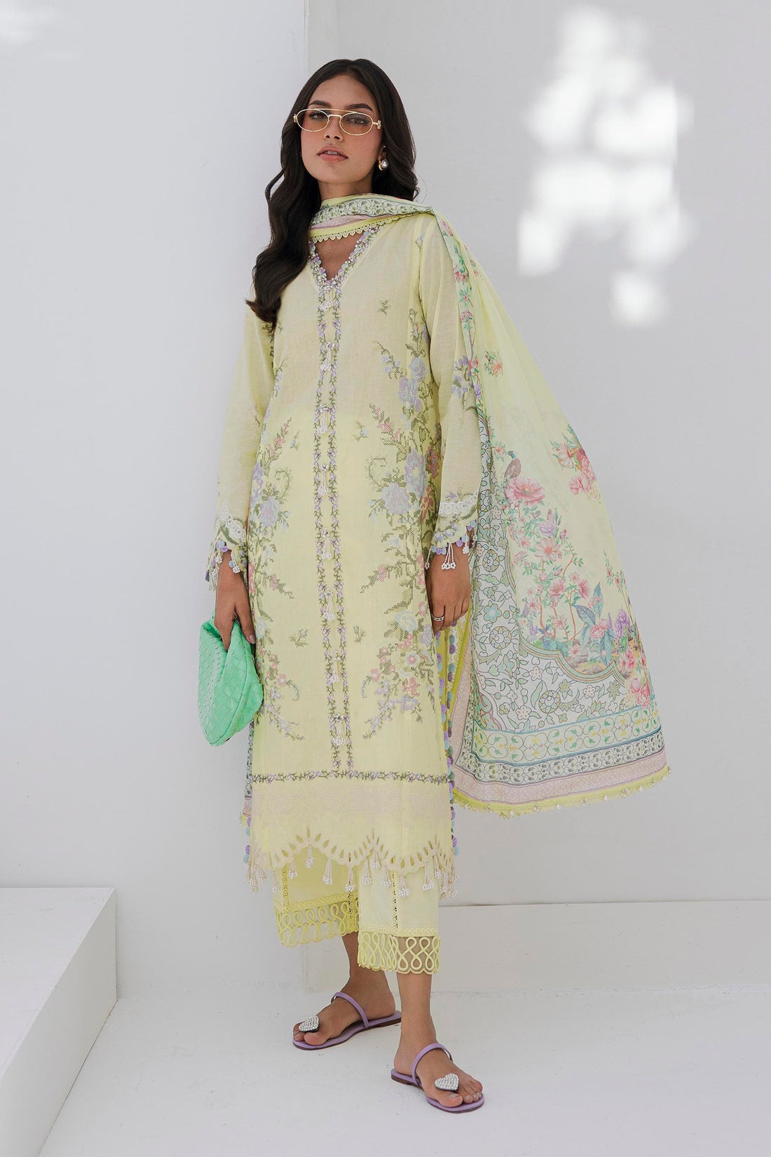 Sana Safinaz | Muzlin Summer 25 | 009A - by - Libasekhas UK - Registered Vendor of : Sana Safinaz - 100% Original Designer Dresss