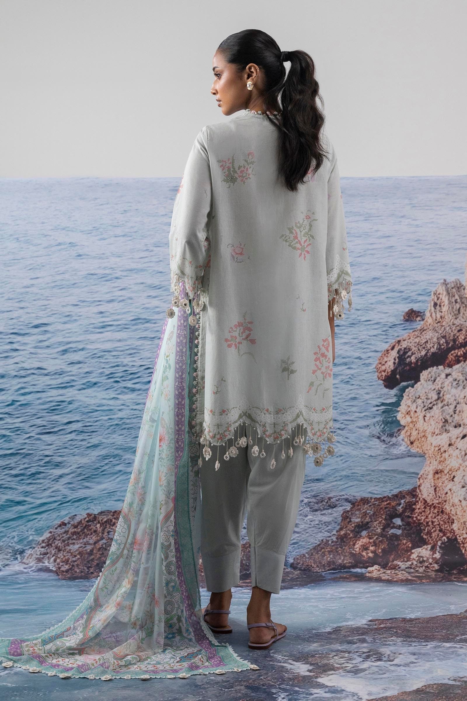 Sana Safinaz | Muzlin Summer 25 | 009B - by - Libasekhas UK - Registered Vendor of : Sana Safinaz - 100% Original Designer Dresss