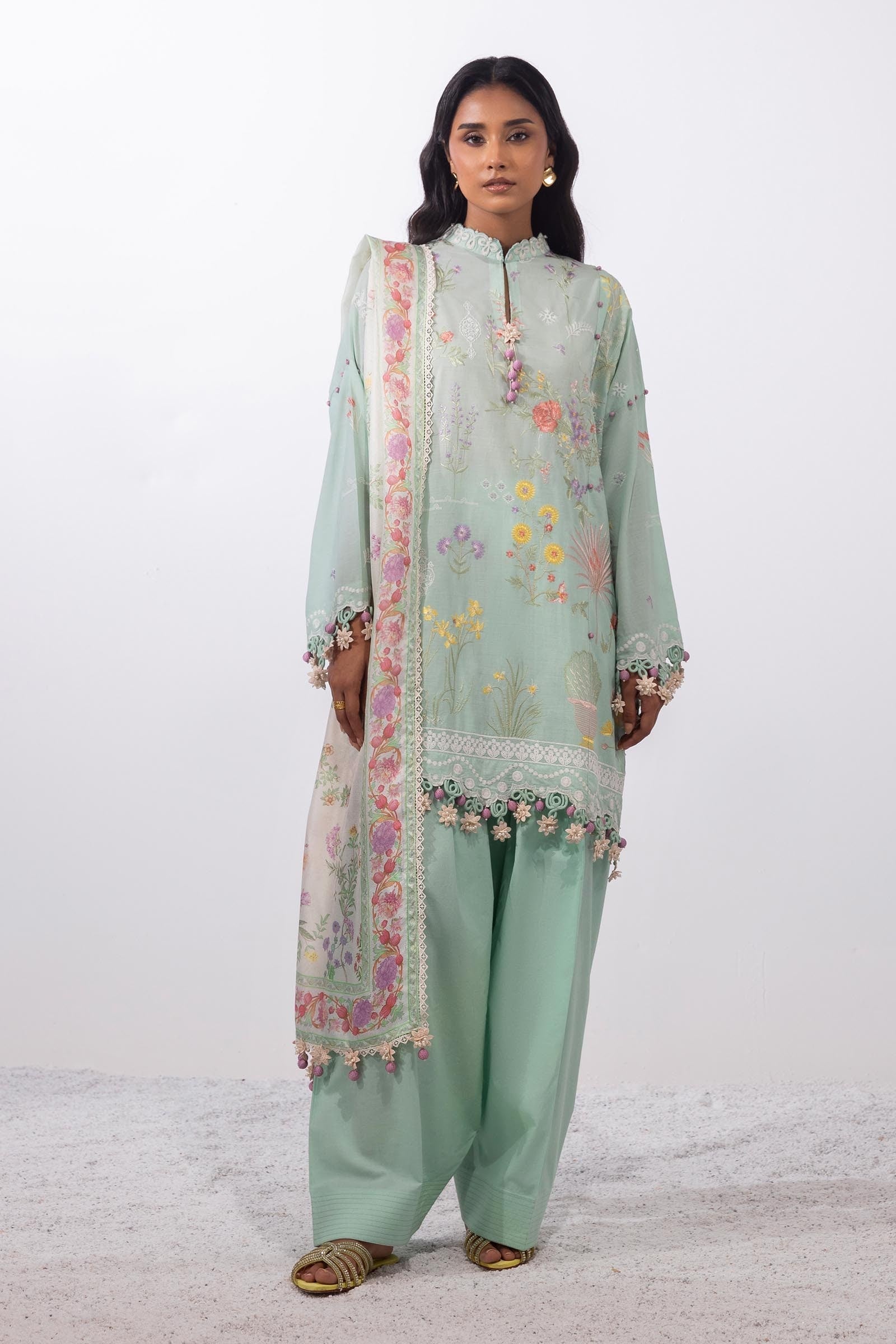 Sana Safinaz | Muzlin Summer 25 | 010A - by - Libasekhas UK - Registered Vendor of : Sana Safinaz - 100% Original Designer Dresss