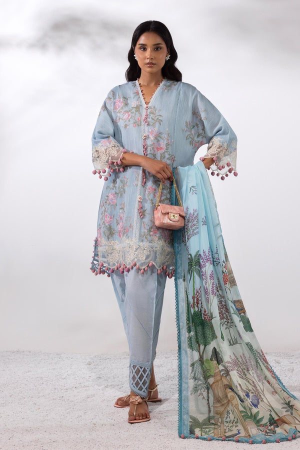 Sana Safinaz | Muzlin Summer 25 | 013A - by - Libasekhas UK - Registered Vendor of : Sana Safinaz - 100% Original Designer Dresss