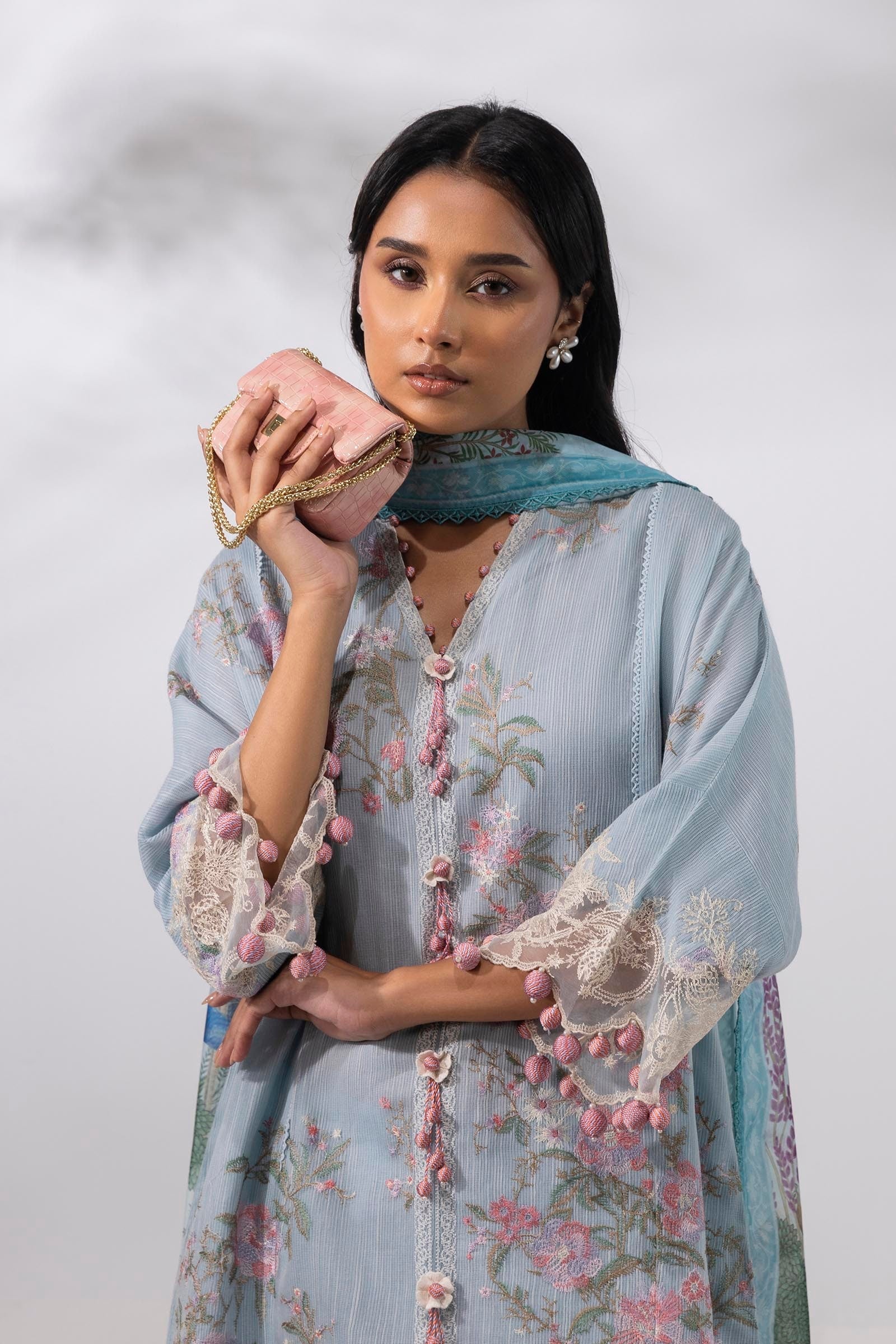 Sana Safinaz | Muzlin Summer 25 | 013A - by - Libasekhas UK - Registered Vendor of : Sana Safinaz - 100% Original Designer Dresss