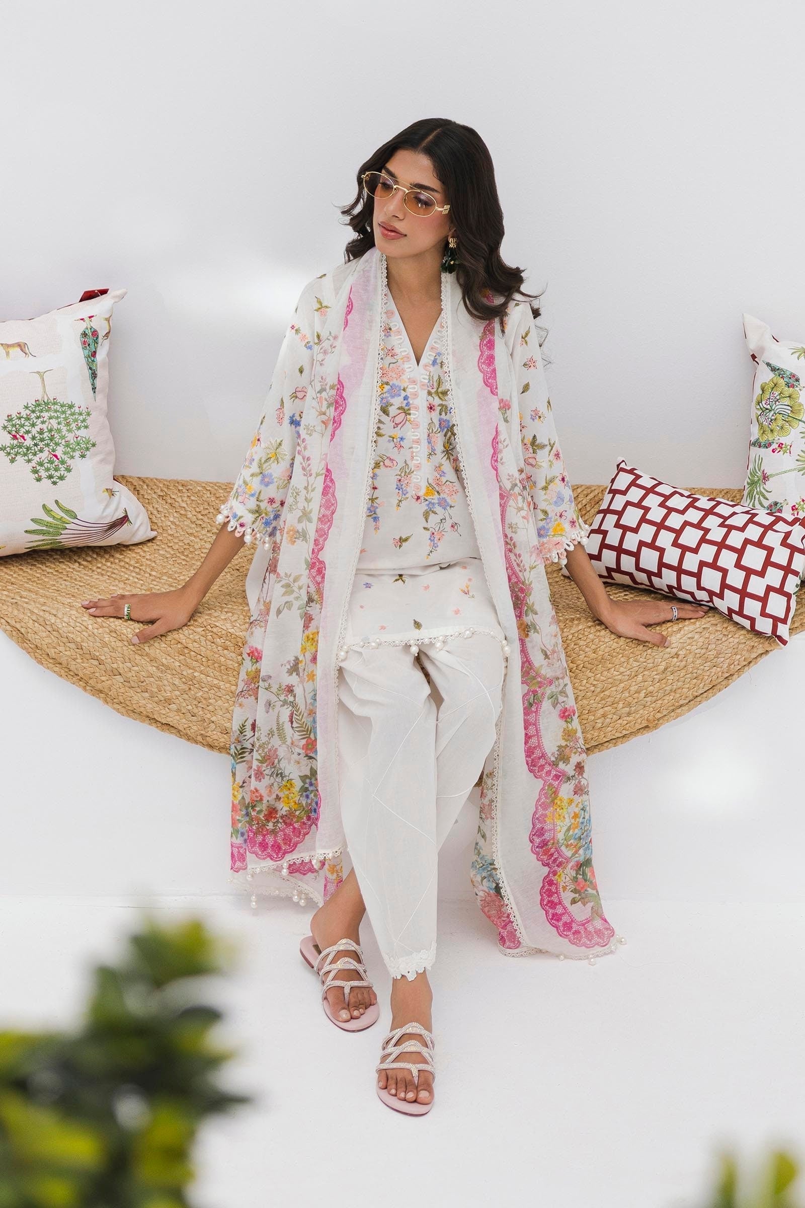 Sana Safinaz | Muzlin Summer 25 | 015A - by - Libasekhas UK - Registered Vendor of : Sana Safinaz - 100% Original Designer Dresss