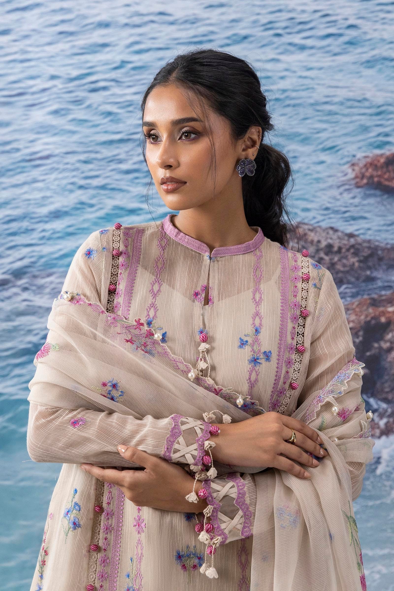 Sana Safinaz | Muzlin Summer 25 | 016A - by - Libasekhas UK - Registered Vendor of : Sana Safinaz - 100% Original Designer Dresss