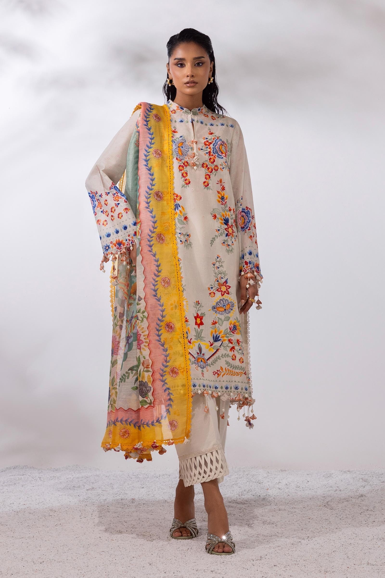 Sana Safinaz | Muzlin Summer 25 | 018A - by - Libasekhas UK - Registered Vendor of : Sana Safinaz - 100% Original Designer Dresss