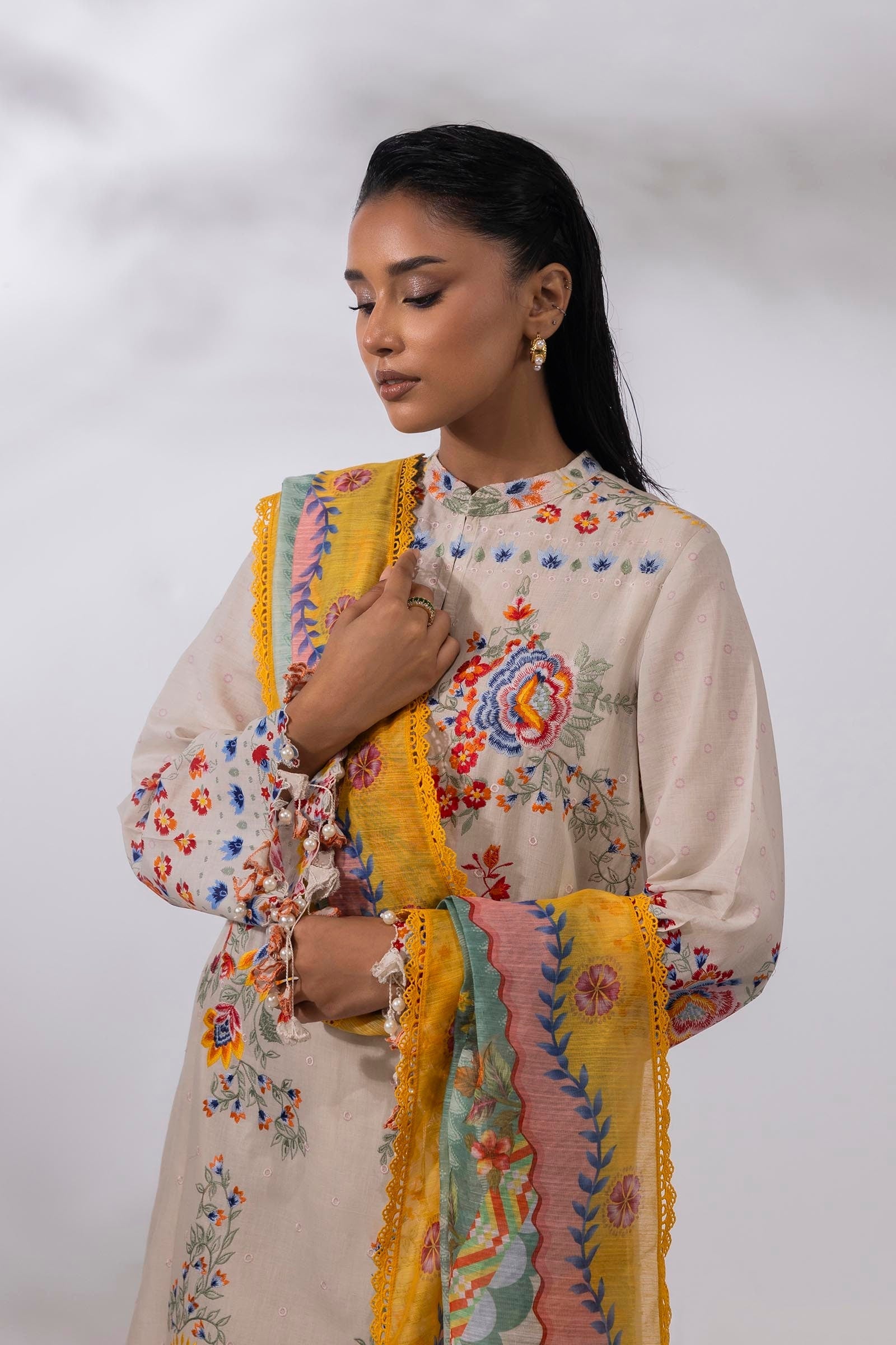 Sana Safinaz | Muzlin Summer 25 | 018A - by - Libasekhas UK - Registered Vendor of : Sana Safinaz - 100% Original Designer Dresss