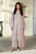 Cross Stitch | Emb Lawn Mahiri 26 | CRYSTAL SPLASH - by Libasekhas UK - Registered Vendor of : Cross Stitch - 100% Original Designer Dress
