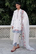 Cross Stitch | Emb Lawn Mahiri 26 | DEW WHISPER - by Libasekhas UK - Registered Vendor of : Cross Stitch - 100% Original Designer Dress