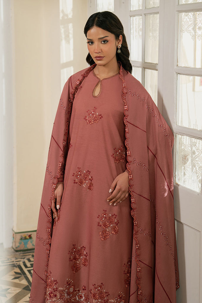 Cross Stitch | Emb Lawn Mahiri 26 | RUSTIC MEADOW - by Libasekhas UK - Registered Vendor of : Cross Stitch - 100% Original Designer Dress