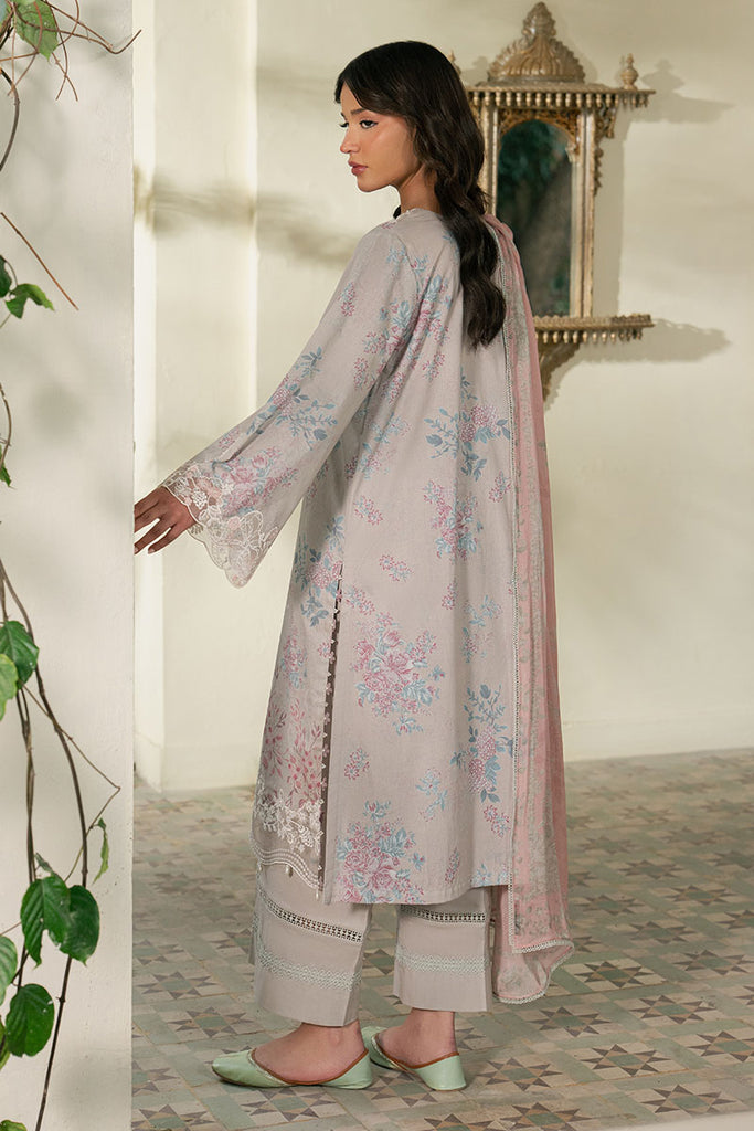 Cross Stitch | Emb Lawn Mahiri 26 | CRYSTAL SPLASH - by Libasekhas UK - Registered Vendor of : Cross Stitch - 100% Original Designer Dress