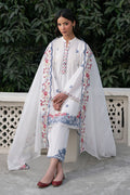 Cross Stitch | Emb Lawn Mahiri 26 | DEW WHISPER - by Libasekhas UK - Registered Vendor of : Cross Stitch - 100% Original Designer Dress