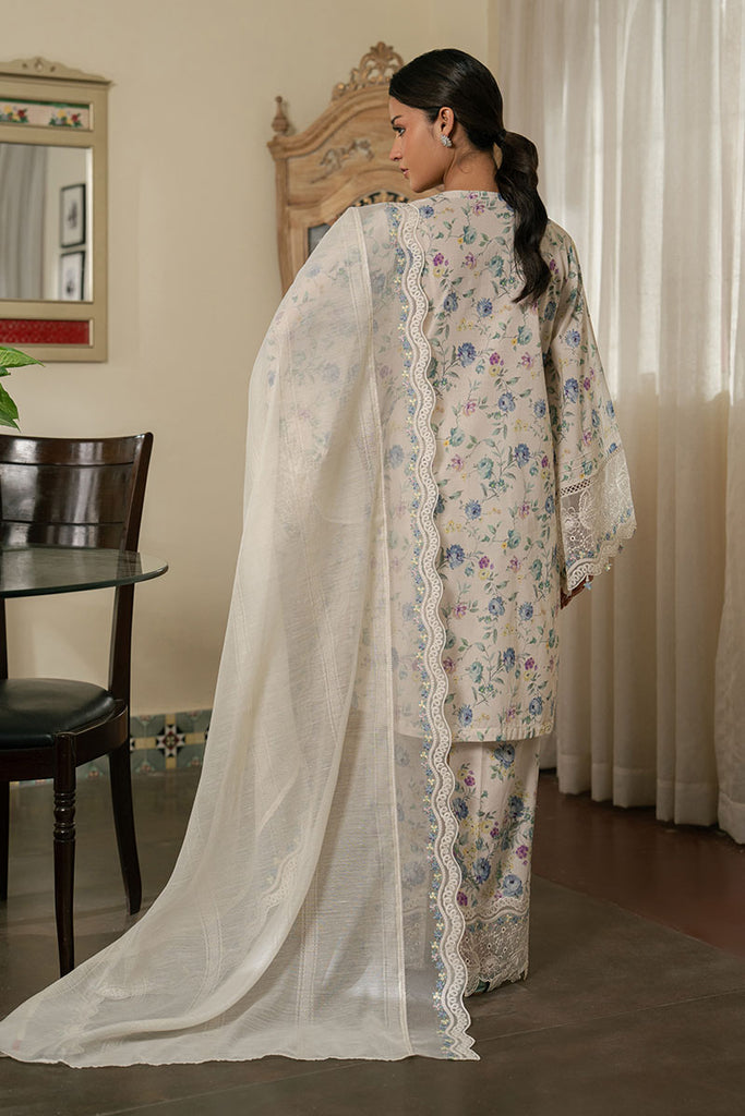Cross Stitch | Emb Lawn Mahiri 26 | SUMMER GRACE - by Libasekhas UK - Registered Vendor of : Cross Stitch - 100% Original Designer Dress
