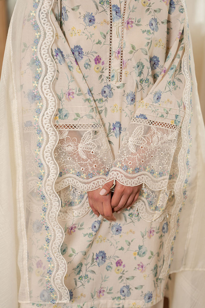 Cross Stitch | Emb Lawn Mahiri 26 | SUMMER GRACE - by Libasekhas UK - Registered Vendor of : Cross Stitch - 100% Original Designer Dress