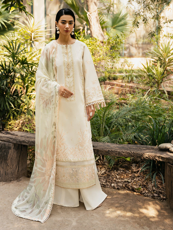 Izel | Dastak Luxury Lawn | MAAHAY - by - Libasekhas UK - Registered Vendor of : Izel - 100% Original Designer Dresss