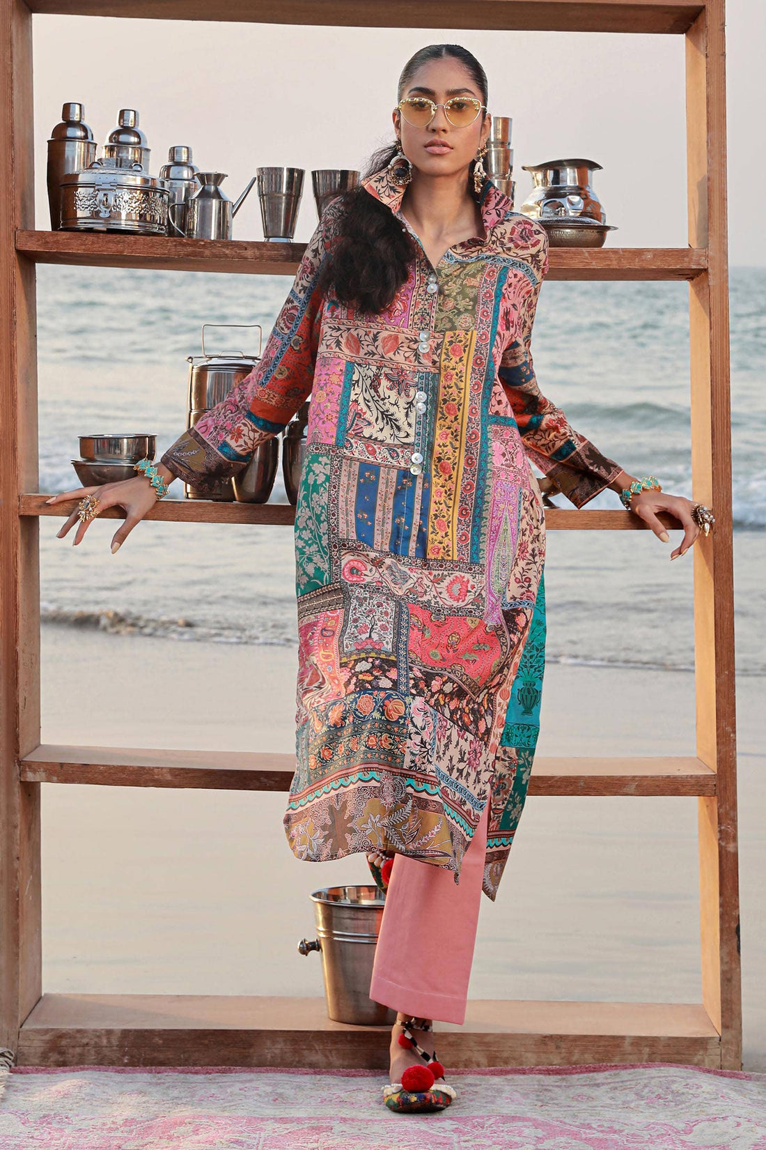 Sana Safinaz | Mahay Spring 24 | H241-014A-2C - by - Libasekhas UK - Registered Vendor of : Sana Safinaz - 100% Original Designer Dresss