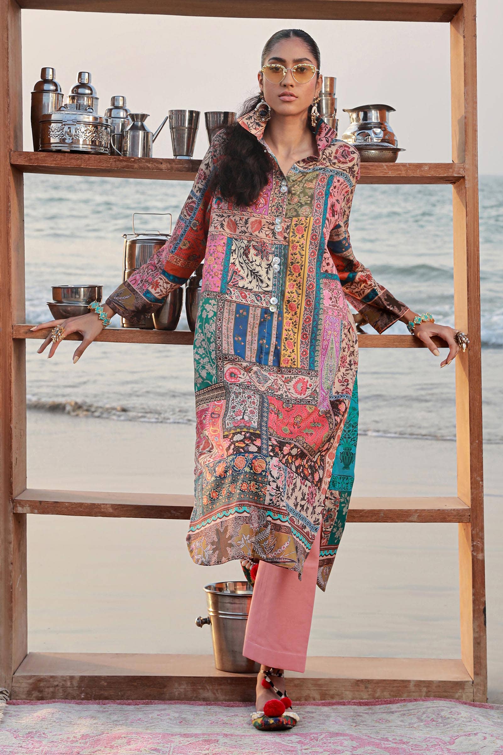 Sana Safinaz | Mahay Spring 24 | H241-014A-2C - by - Libasekhas UK - Registered Vendor of : Sana Safinaz - 100% Original Designer Dresss