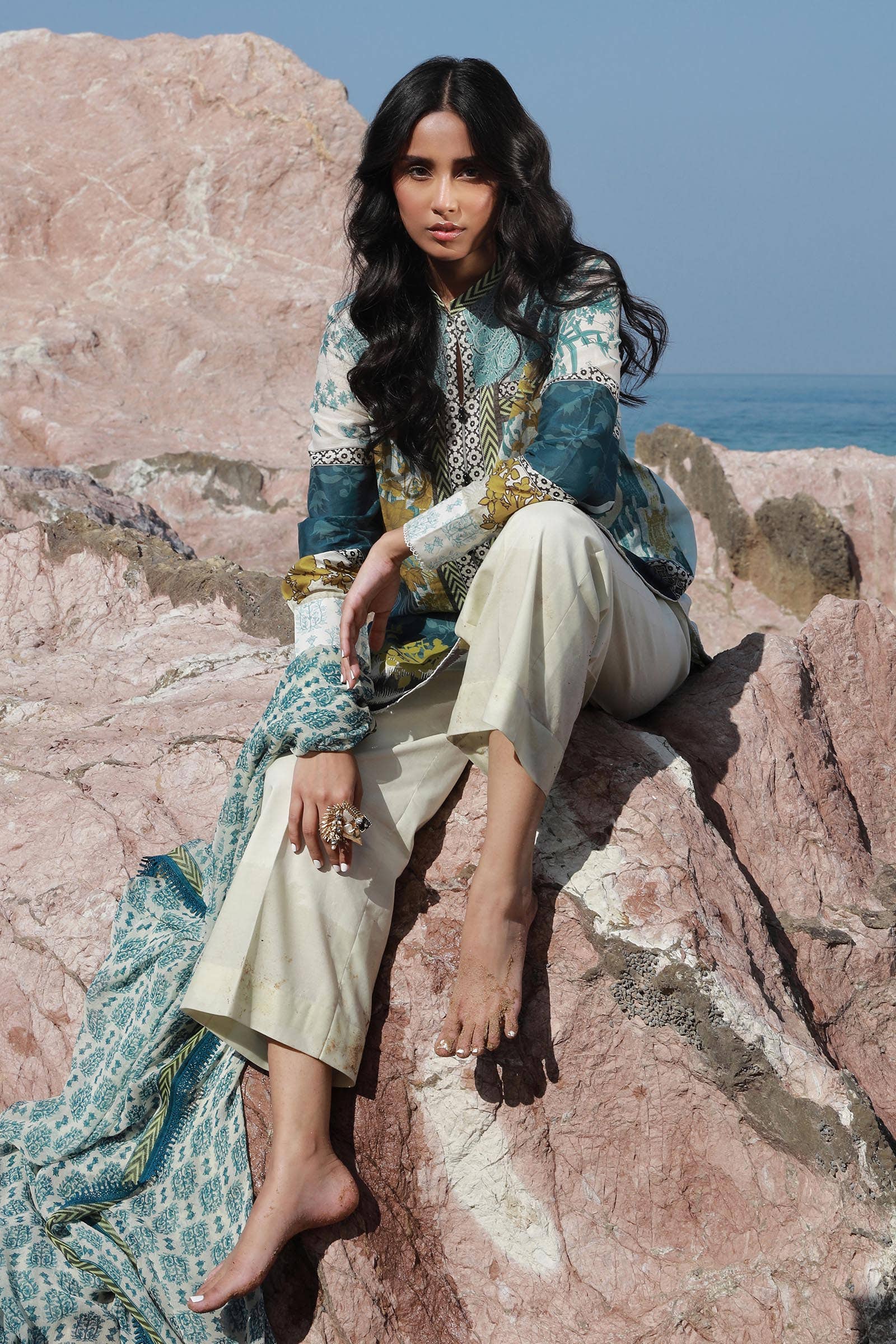 Sana Safinaz | Mahay Spring 24 | H241-015A-2I - by - Libasekhas UK - Registered Vendor of : Sana Safinaz - 100% Original Designer Dresss