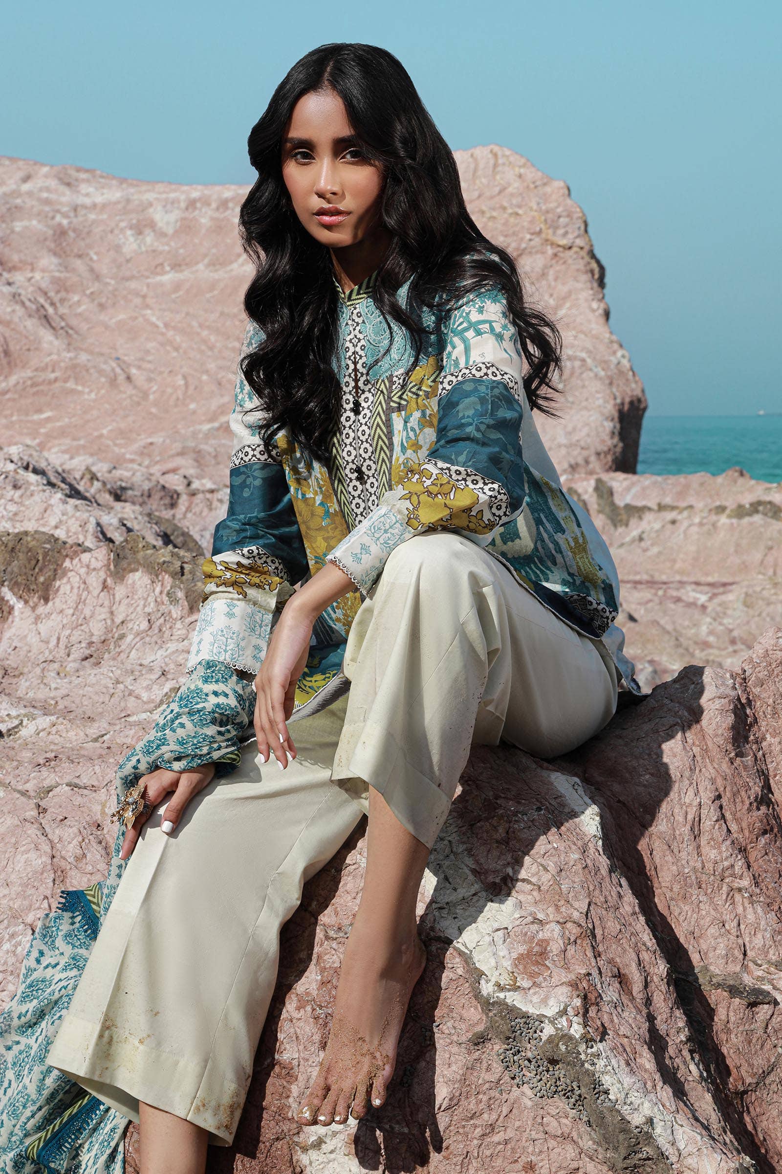 Sana Safinaz | Mahay Spring 24 | H241-015A-2I - by - Libasekhas UK - Registered Vendor of : Sana Safinaz - 100% Original Designer Dresss