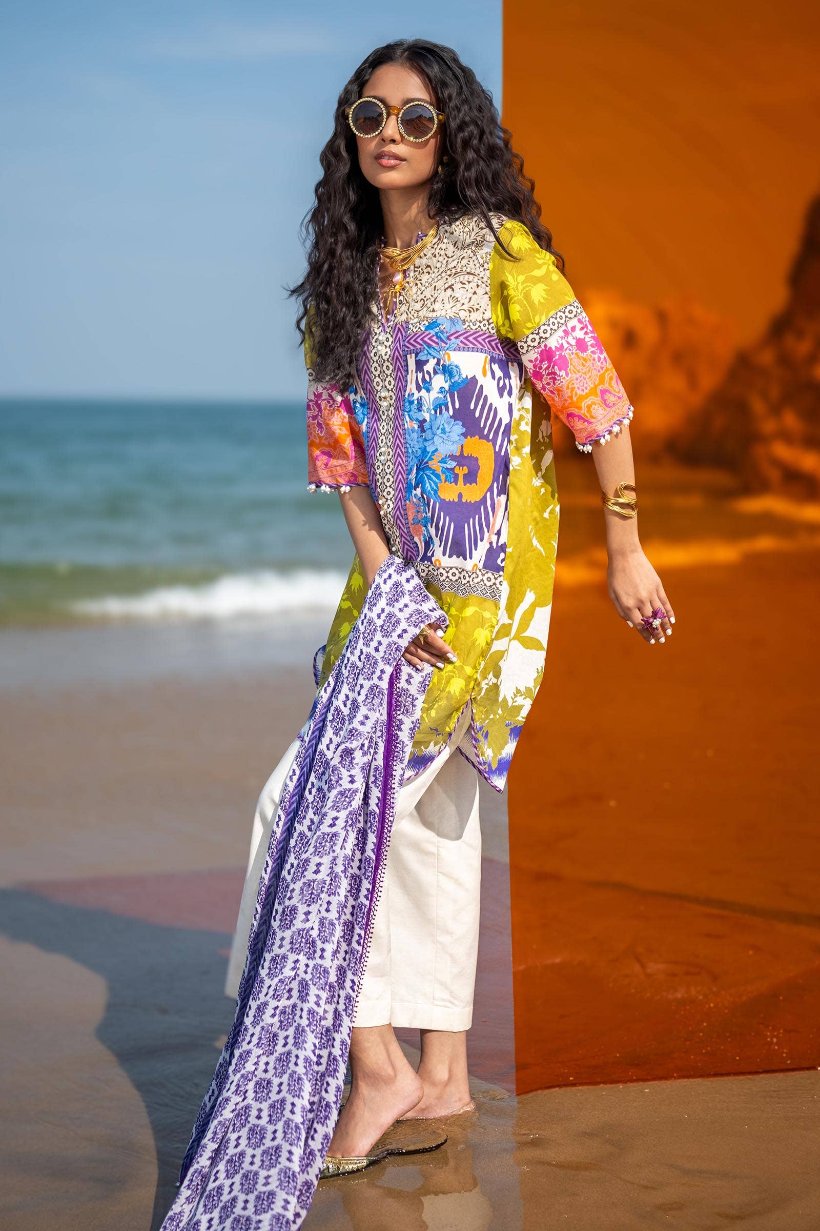 Sana Safinaz | Mahay Spring 24 | H241-015B-2I - by - Libasekhas UK - Registered Vendor of : Sana Safinaz - 100% Original Designer Dresss
