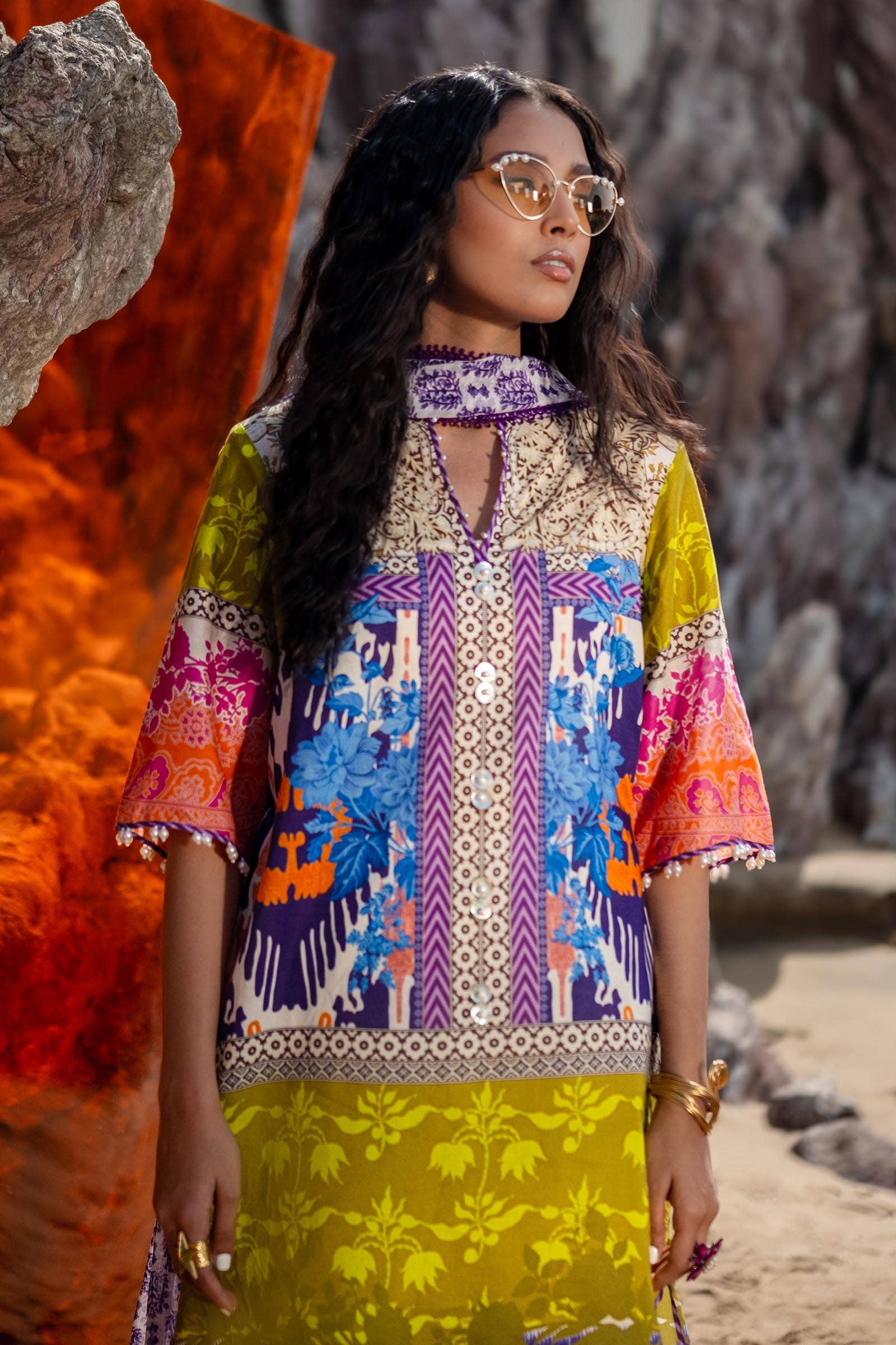 Sana Safinaz | Mahay Spring 24 | H241-015B-2I - by - Libasekhas UK - Registered Vendor of : Sana Safinaz - 100% Original Designer Dresss
