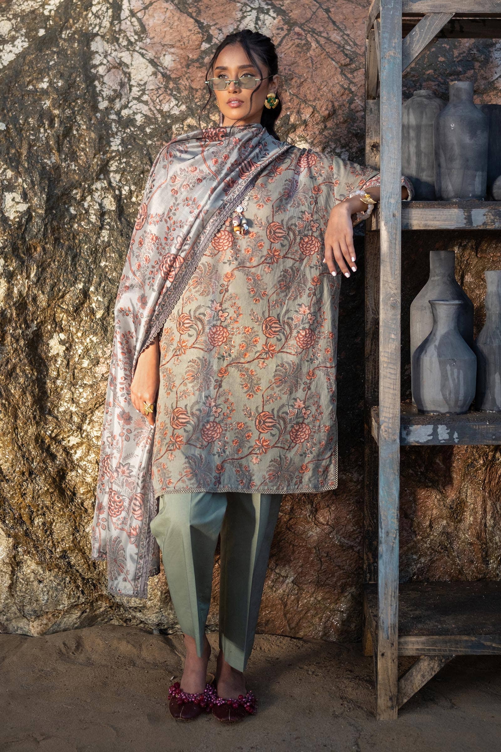 Sana Safinaz | Mahay Spring 24 | H241-016A-3CK - by - Libasekhas UK - Registered Vendor of : Sana Safinaz - 100% Original Designer Dresss