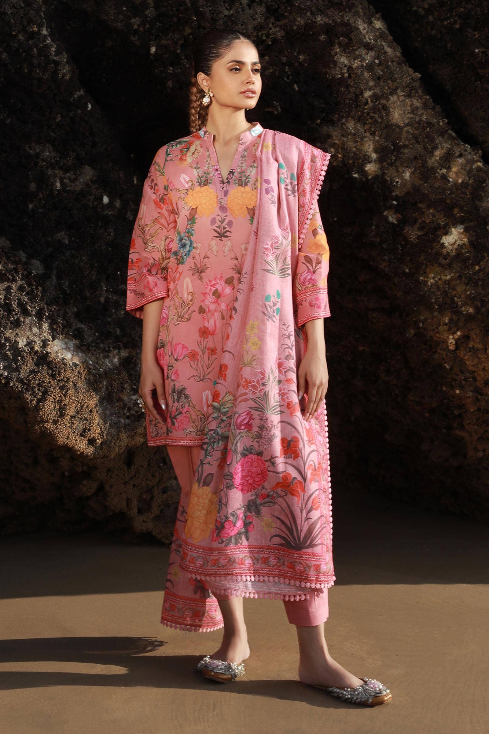 Sana Safinaz | Mahay Spring 24 | H241-019A-3CS - by - Libasekhas UK - Registered Vendor of : Sana Safinaz - 100% Original Designer Dresss
